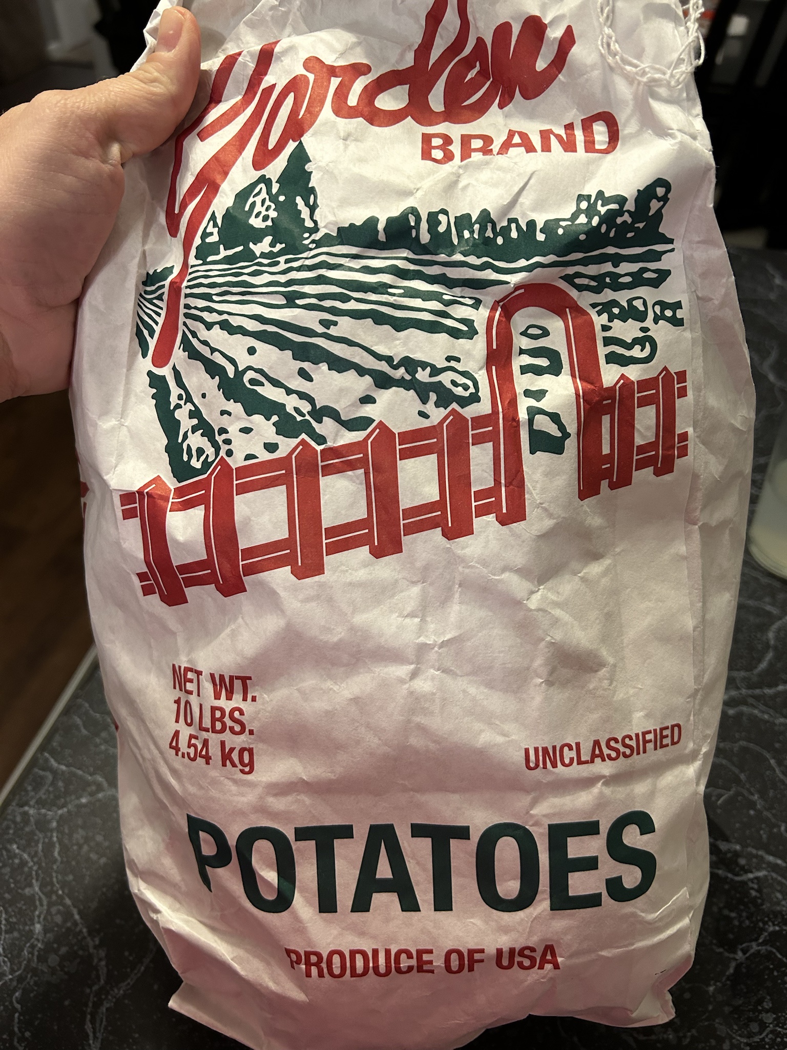 Just picked up some mysterious unclassified potatoes – what could it mean?