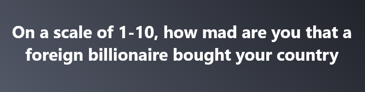 Just Out of Curiosity...