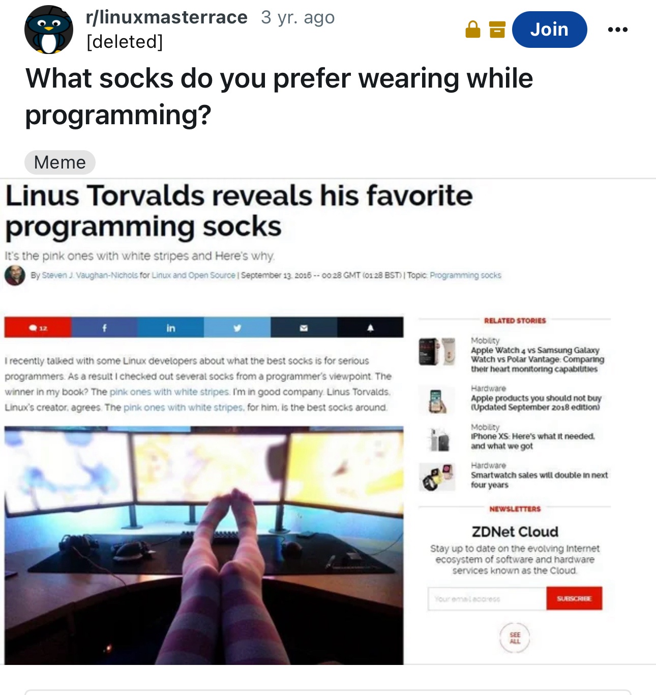More Snapshots of My 'Programming Socks' Collection