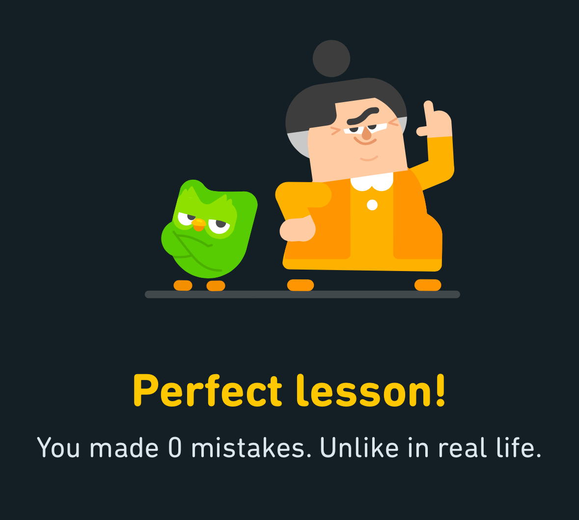 I always thought Duolingo had a hint of passive aggression...
