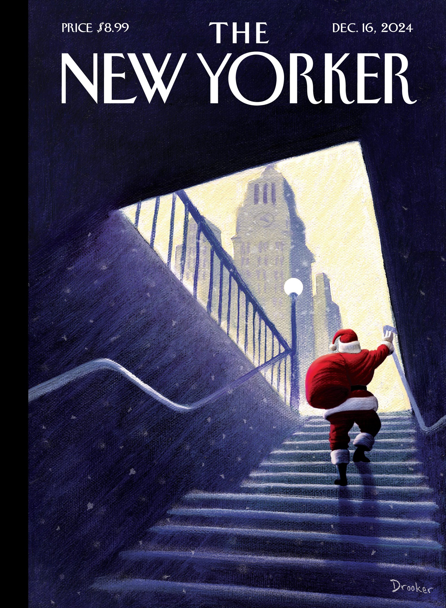 The New Yorker cover for December 16, 2024: A glimpse into the future!