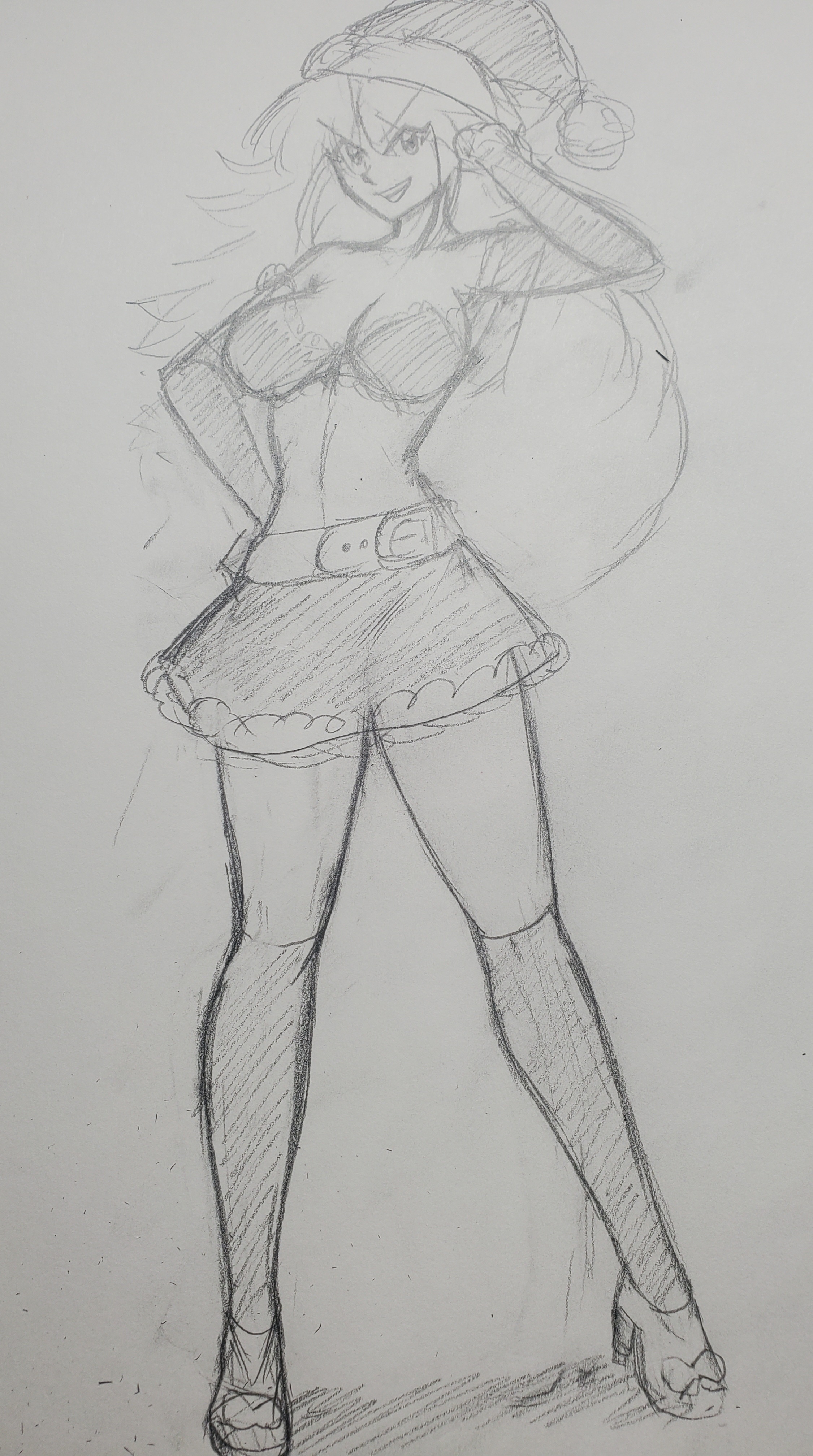 Embracing the Holiday Spirit: Original Character Sketch