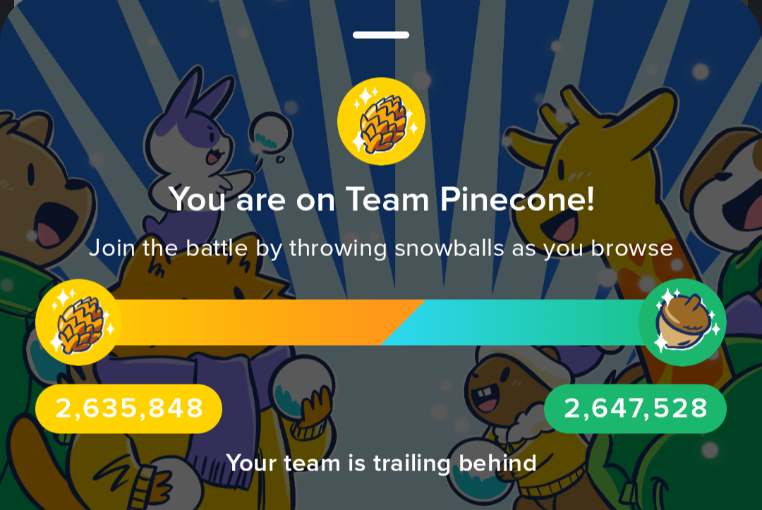 Come on, Pinecones, let's boost those numbers!