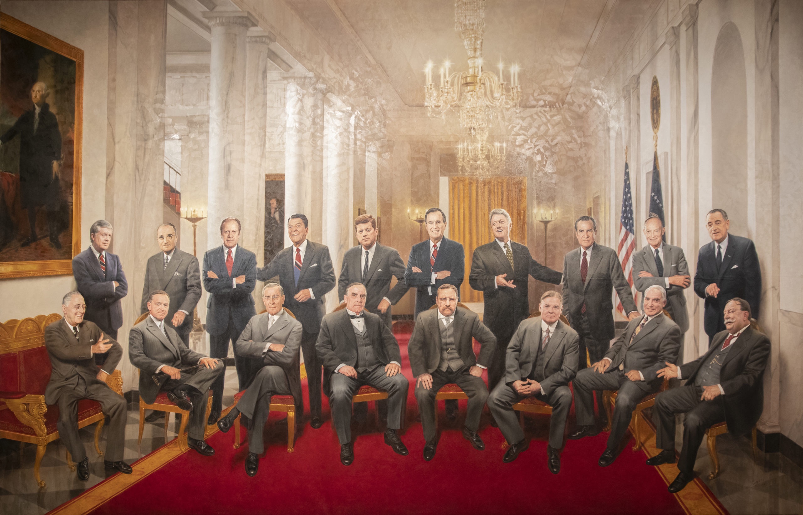 Artistic Representations of 20th Century Presidents