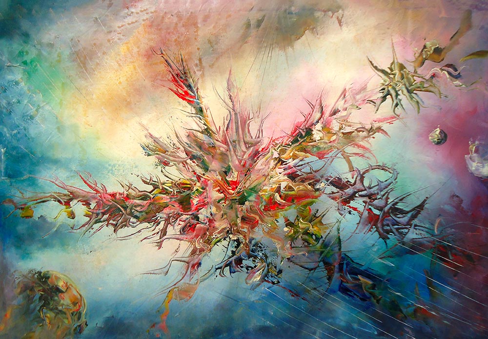 My Latest Creation: An Abstract Painting Just for You