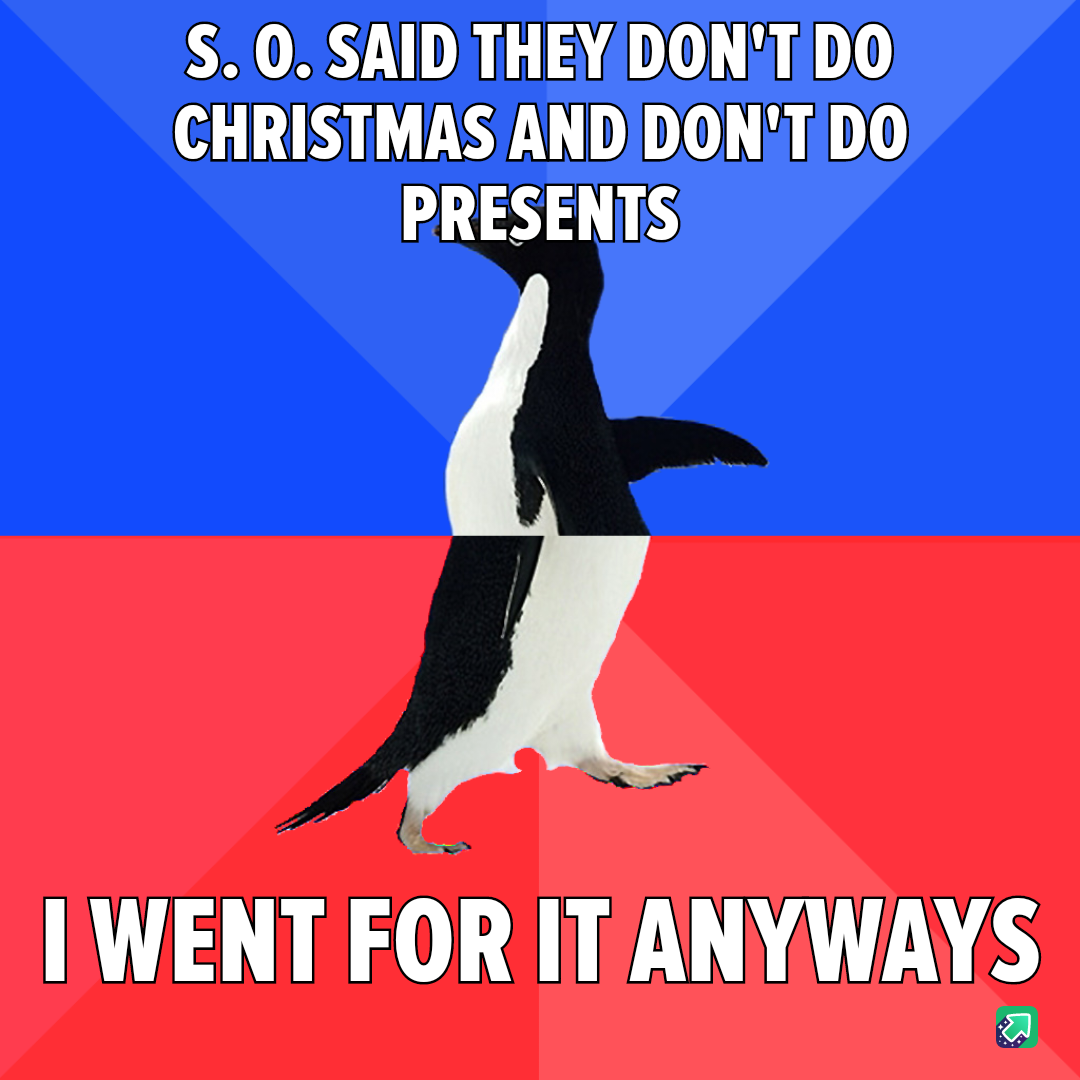 I'm not a big Christmas fan, but I wanted to create something special for someone I care about.