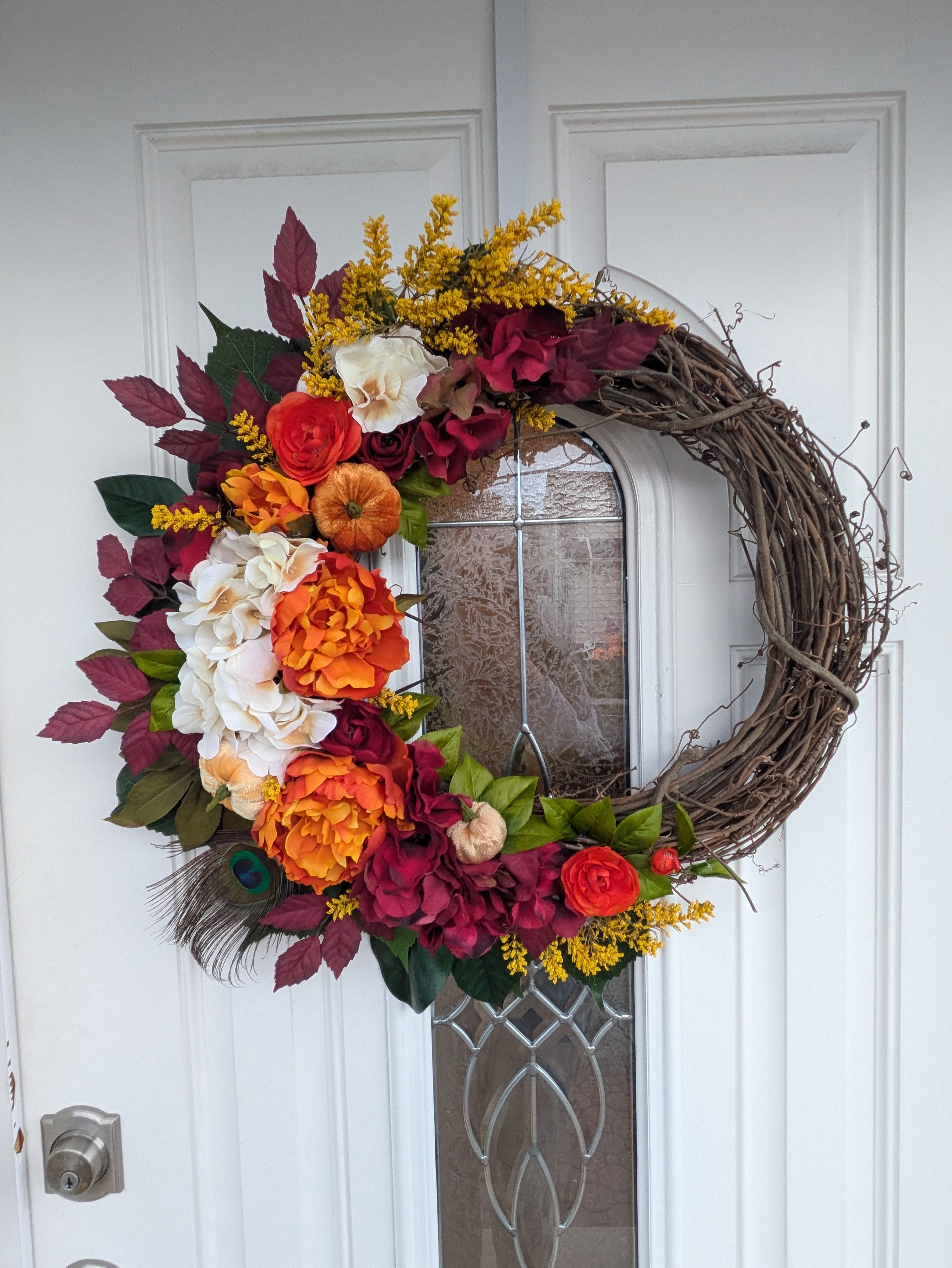 Autumnal Wreath Submission for the Art Crawl