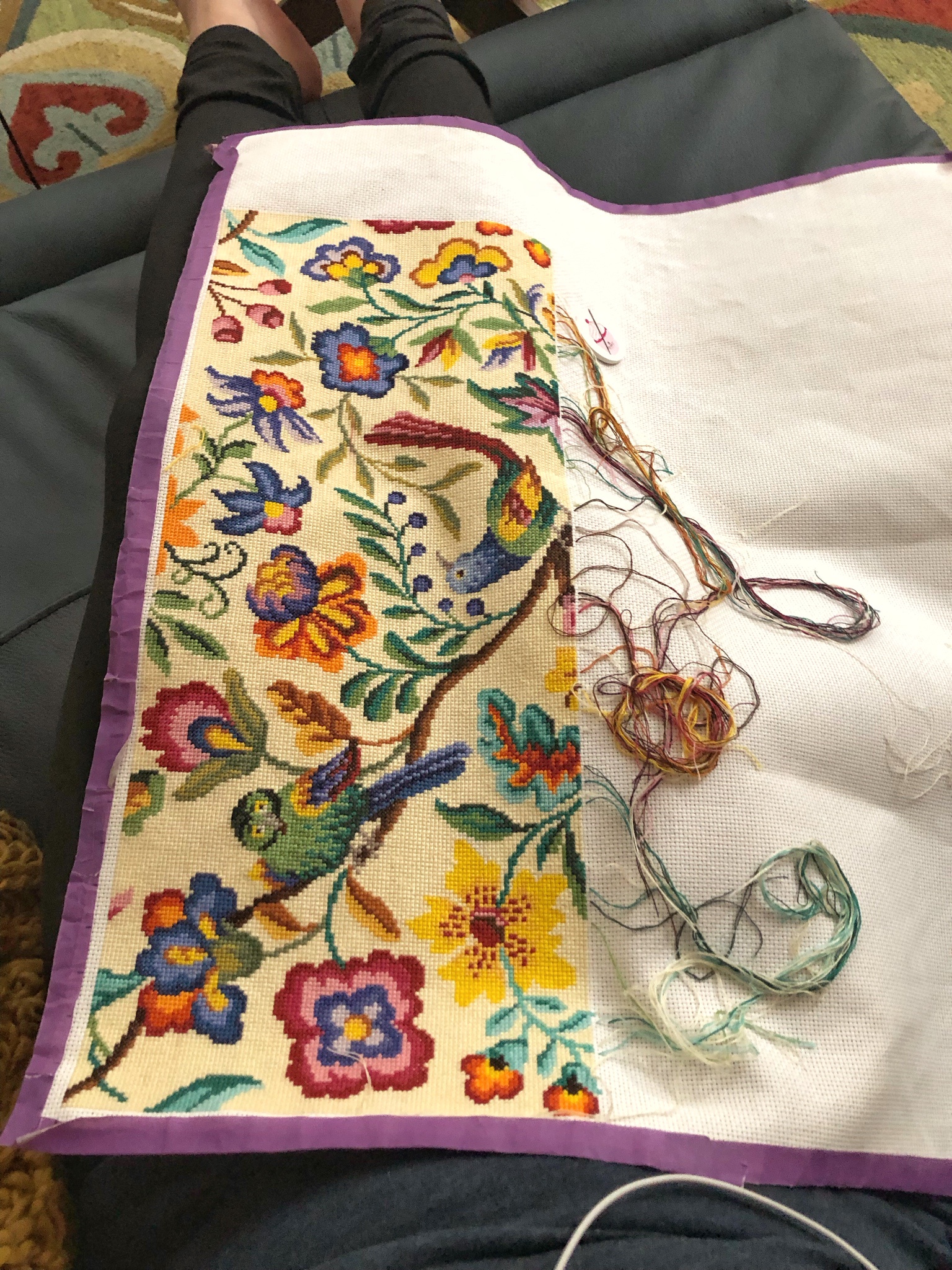Cross Stitch Chronicles: Progress on Row 11