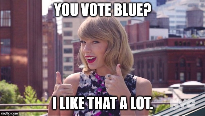 Taylor Swift is urging you to make your voice heard at the polls!