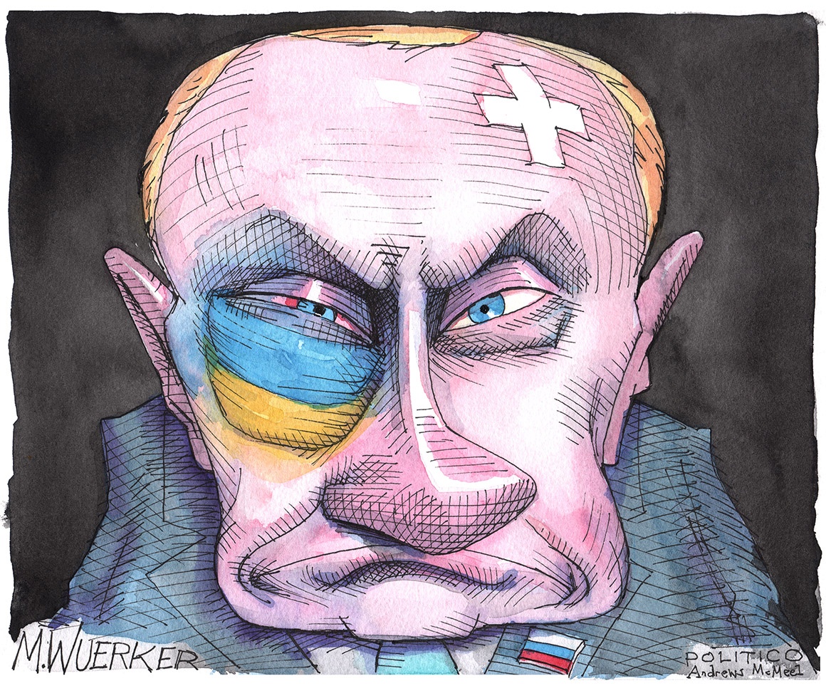 Putin in a Caricature: A Satirical Take