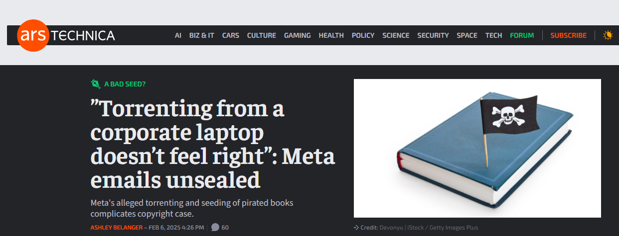 Meta's Controversial Move: Over 81.7TB of Pirated Books Used to Train AI, Say Authors