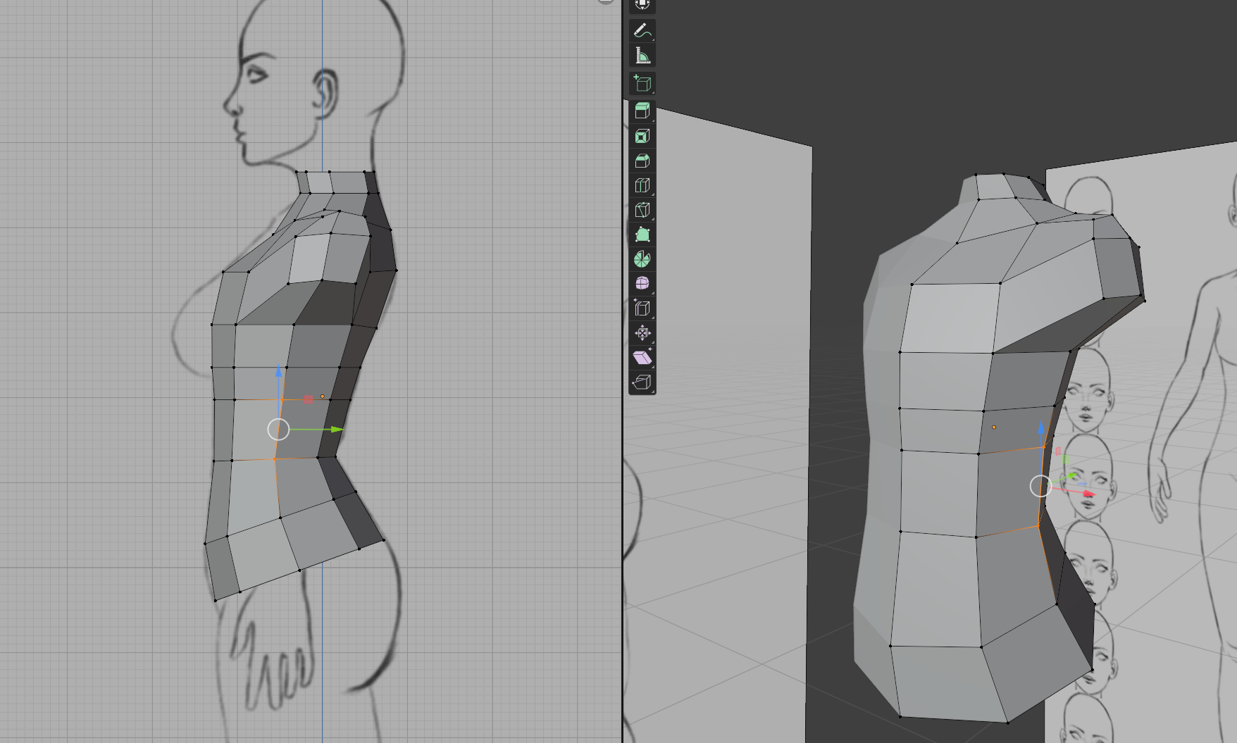 In-progress Blender Character Tutorial for aspiring creators.