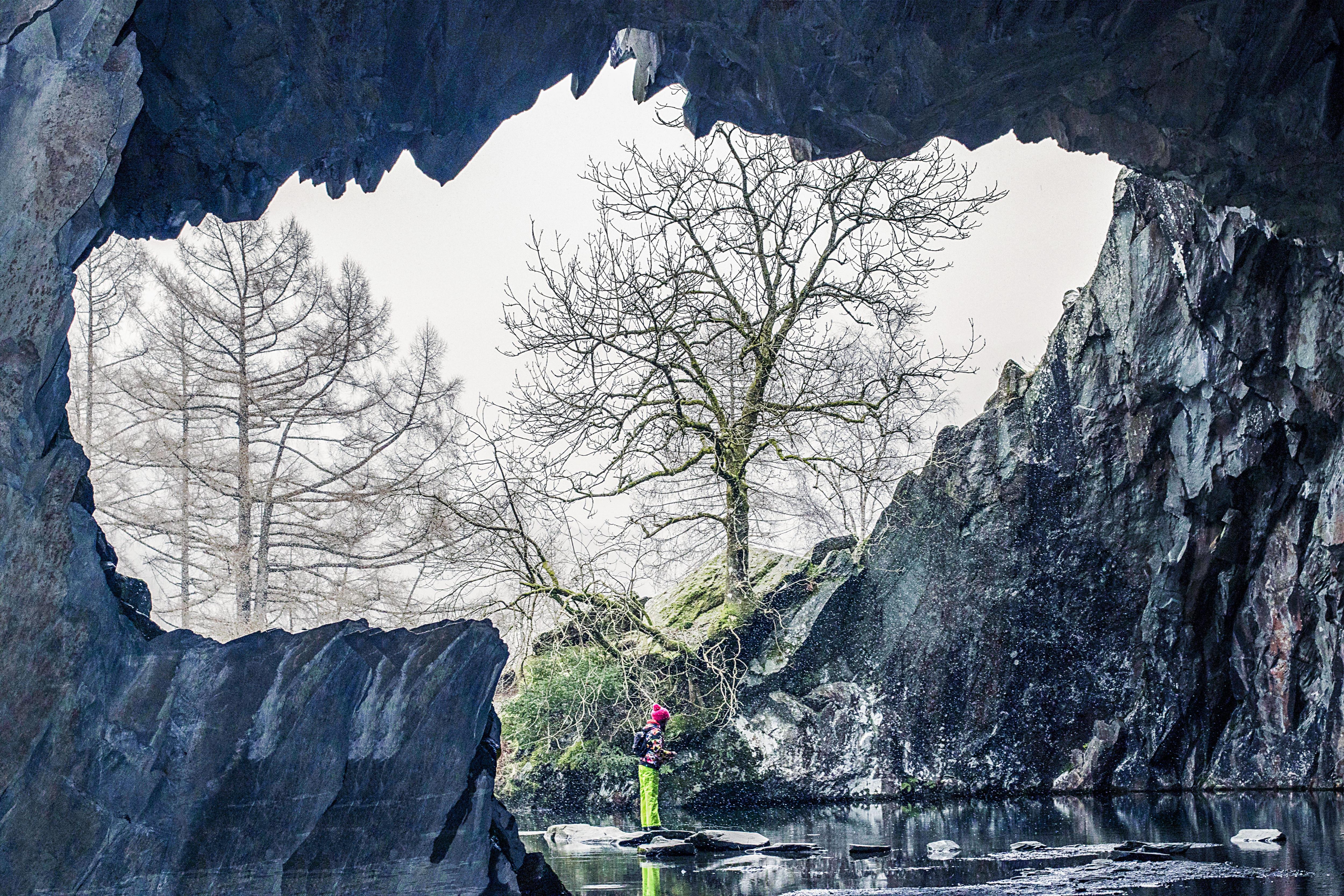 Exploring Rydal Cave