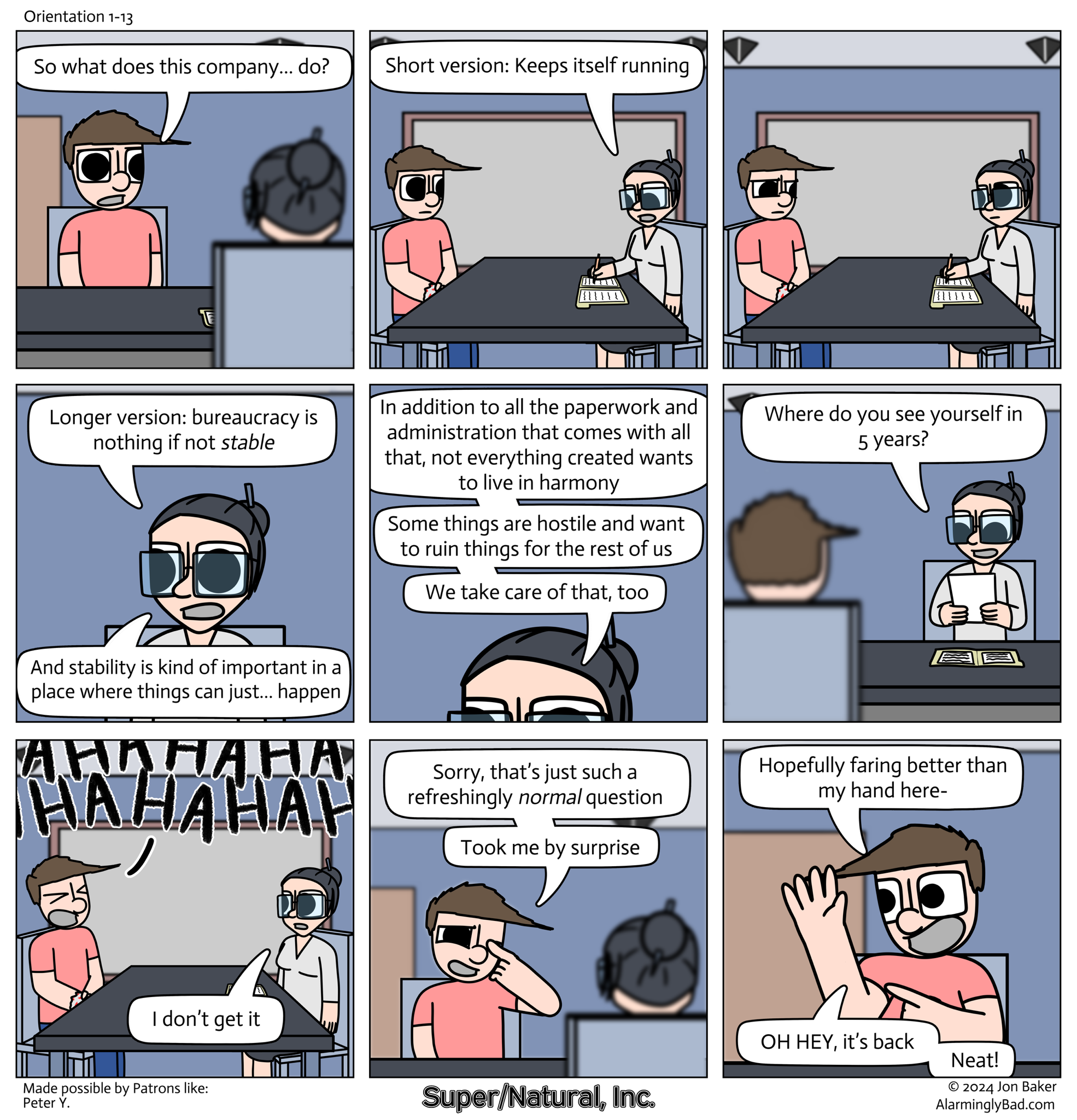 Welcome to Super/Natural, Inc. - Your Orientation Guide 1-13