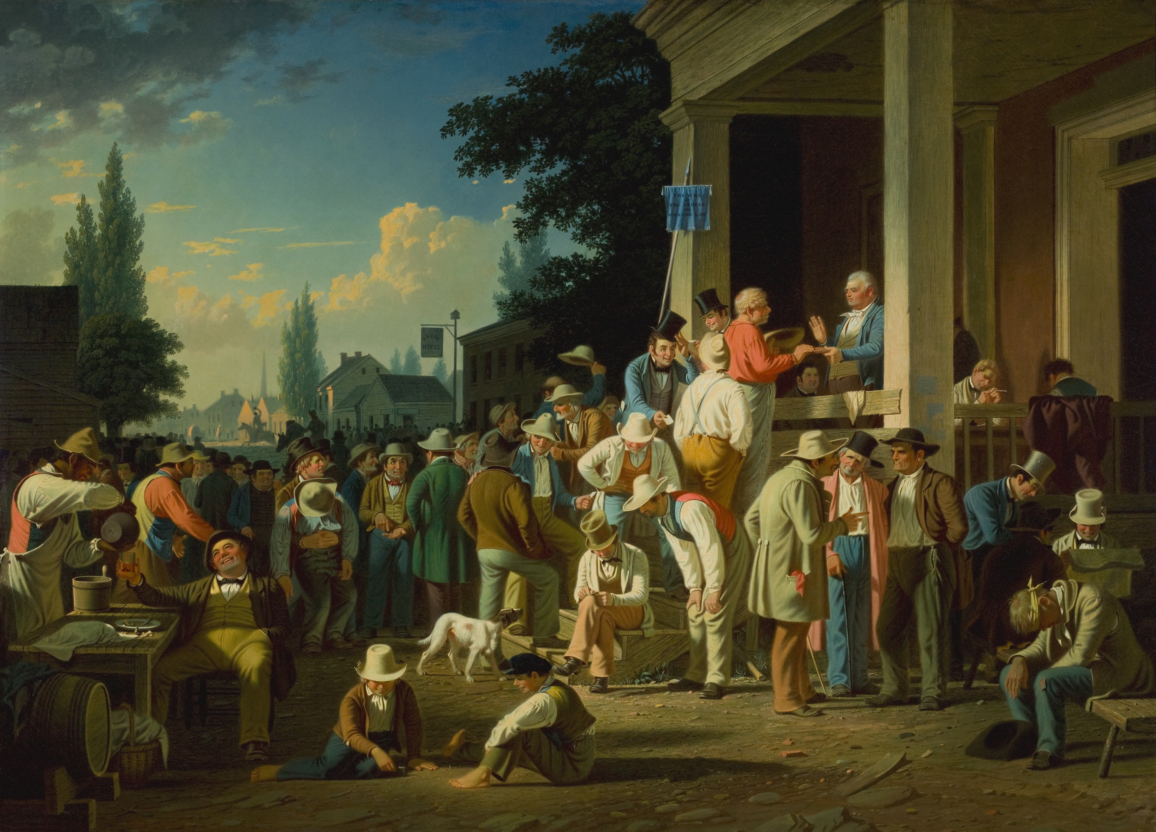 Exploring 'County Election' by George Caleb Bingham, 1854