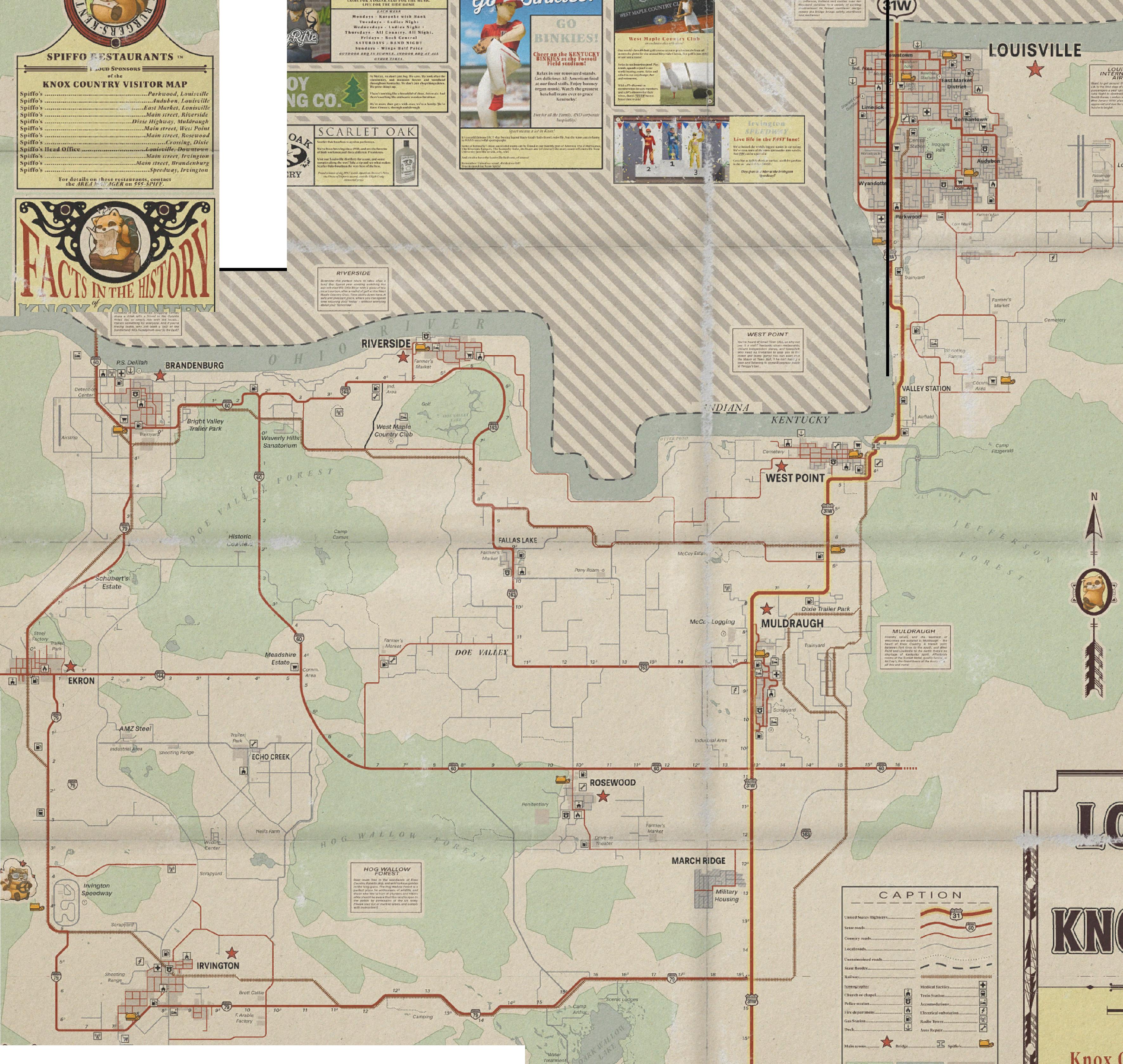 Exploring the Map of Project Zomboid Build 42