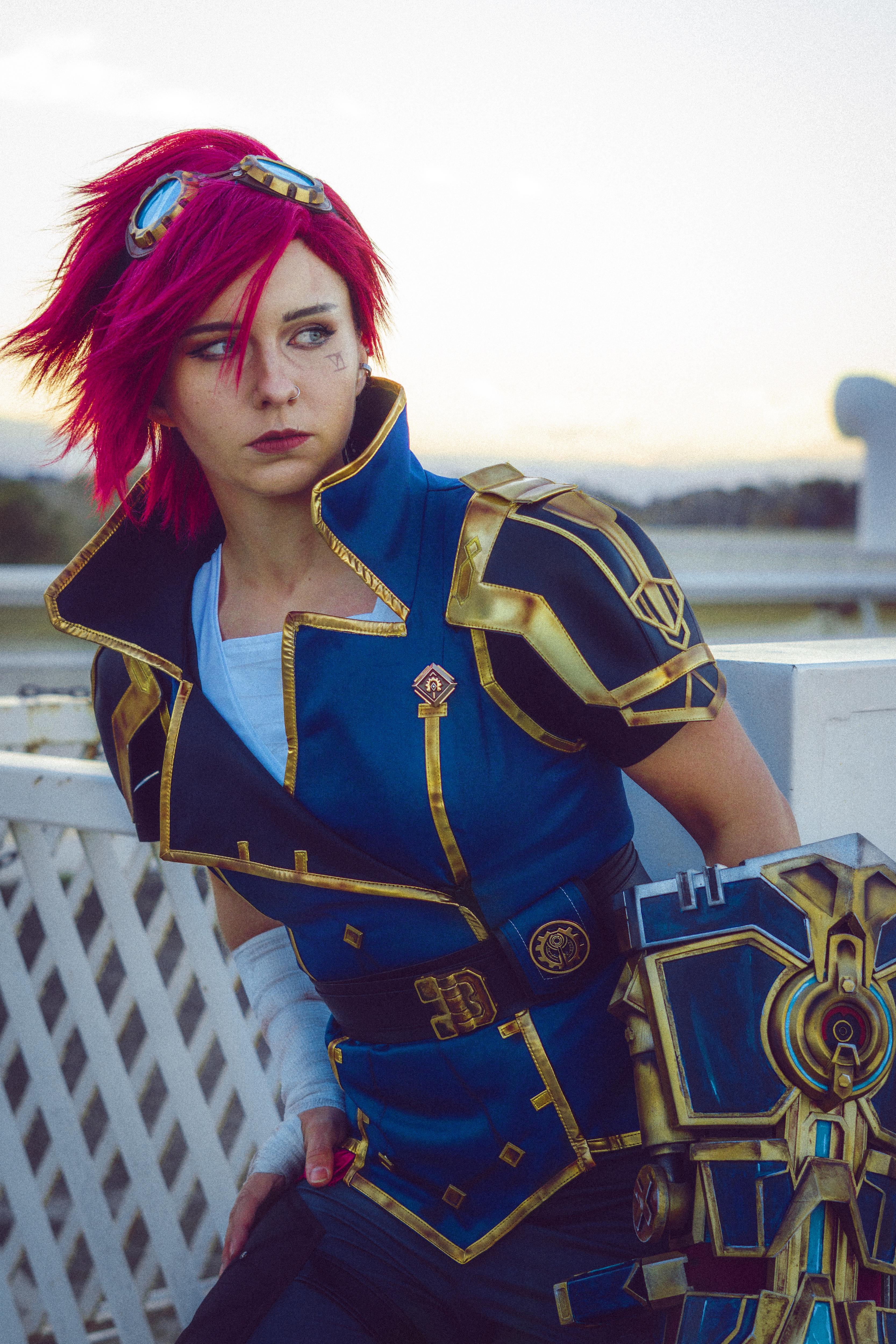 Stunning Enforcer Vi Cosplay from Arcane Season 2 by Darka Studio