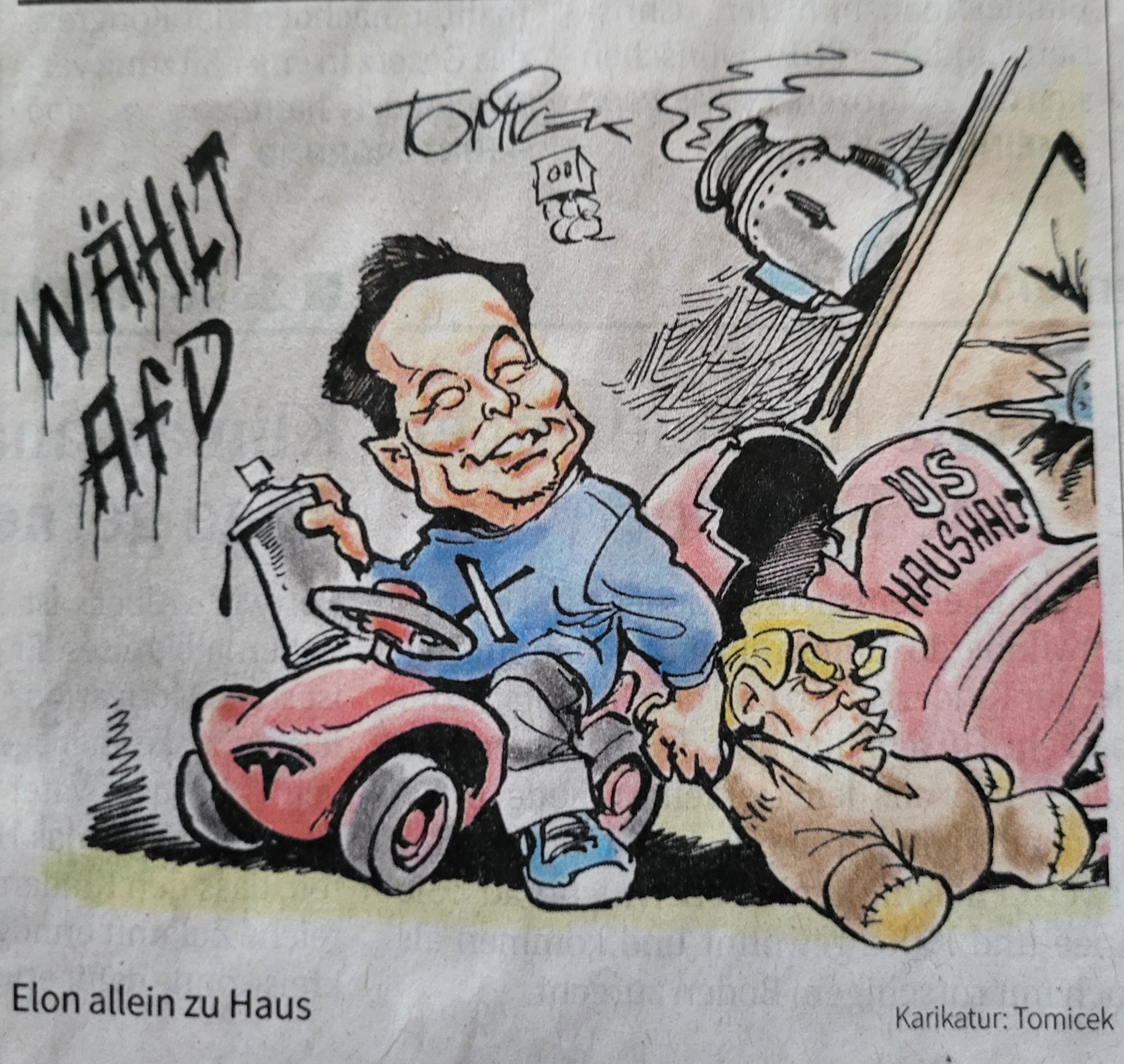 Today's Headlines from Our Local German Newspaper
