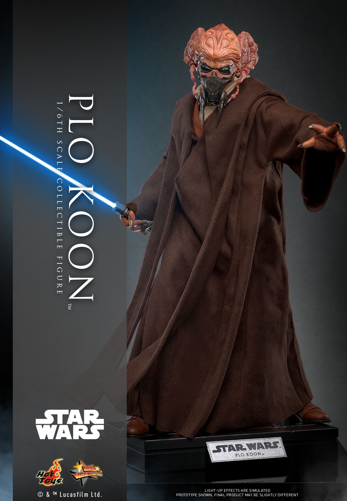 Hot Toys reveals an incredible 1/6 scale figure of Jedi Master Plo Koon