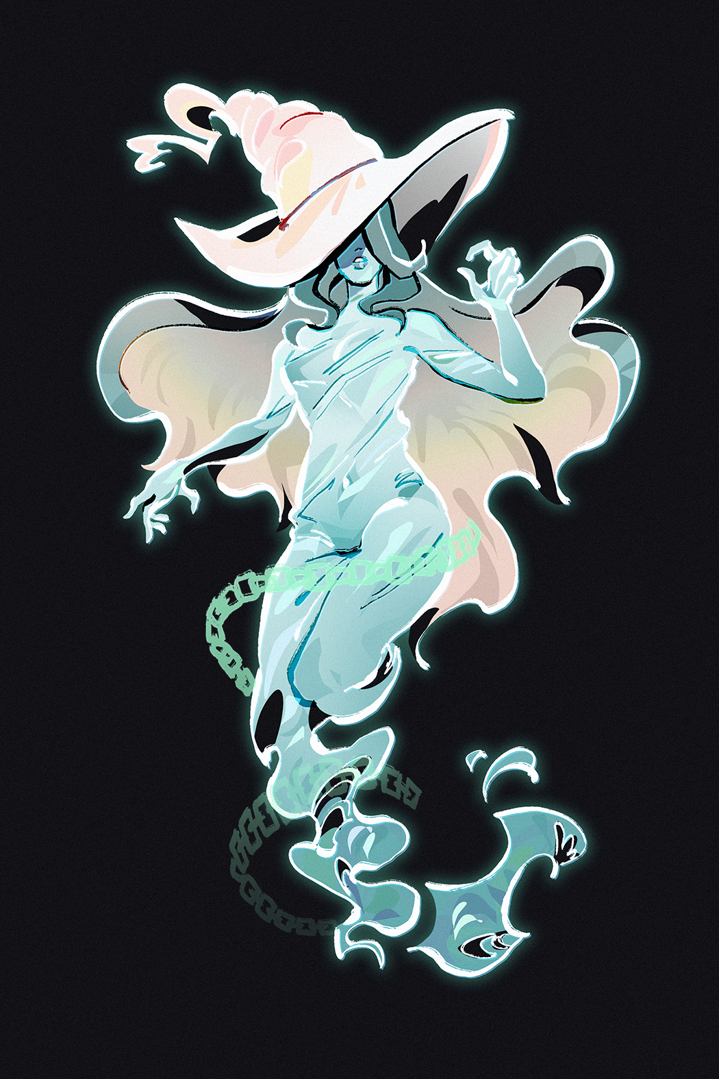 Inktober Day 30: Embrace the Ghostly Witch