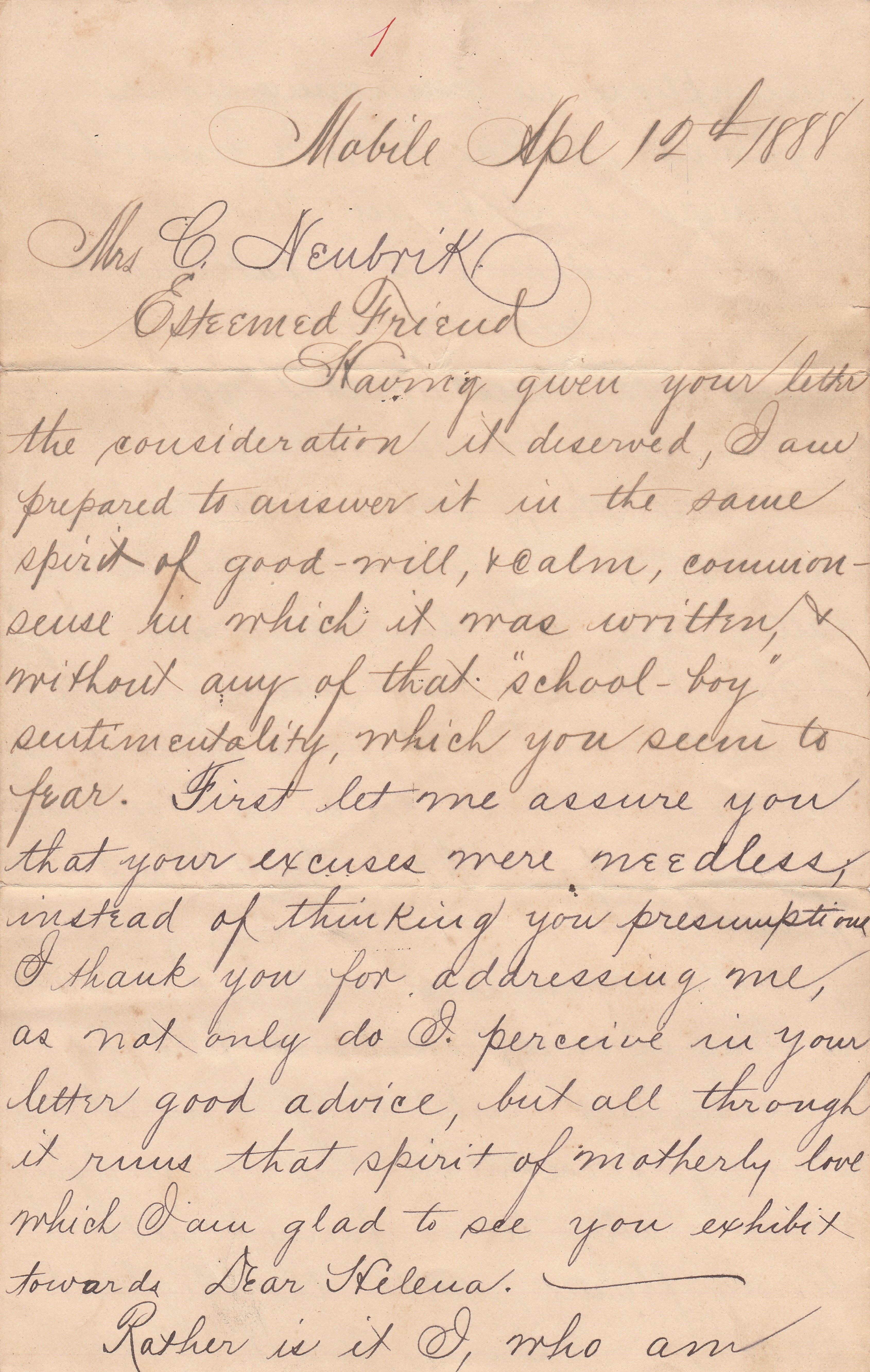 Step Back in Time: A Vintage Love Letter from 1888 Awaits You, If You Can Decipher Cursive