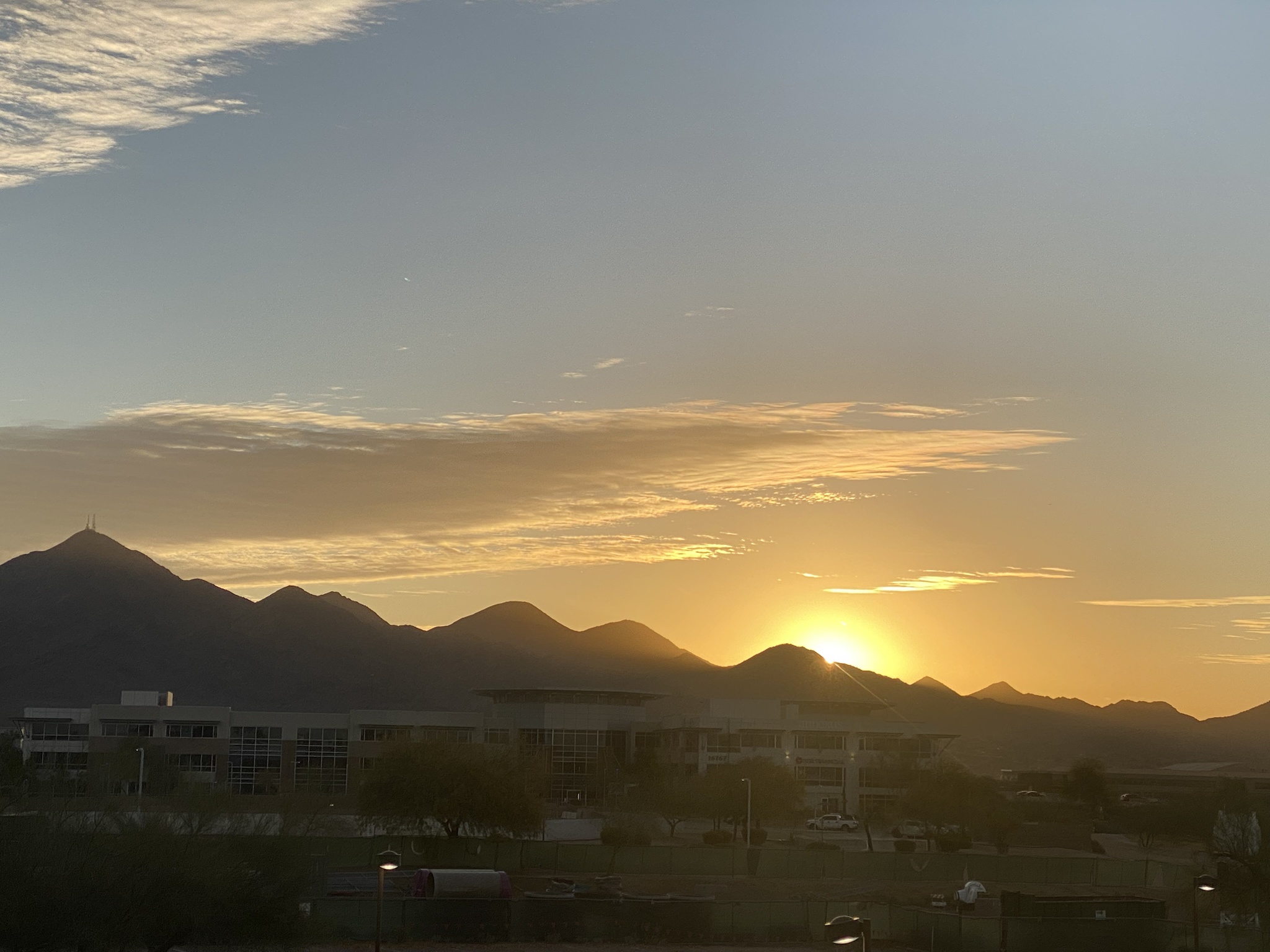 Breathtaking Sunrise Over Scottsdale