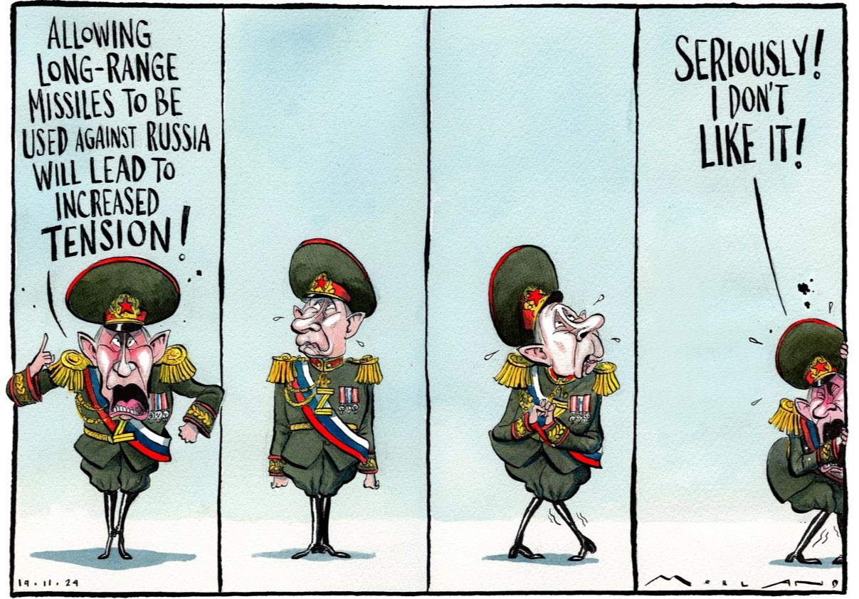 Putin in Caricature Form