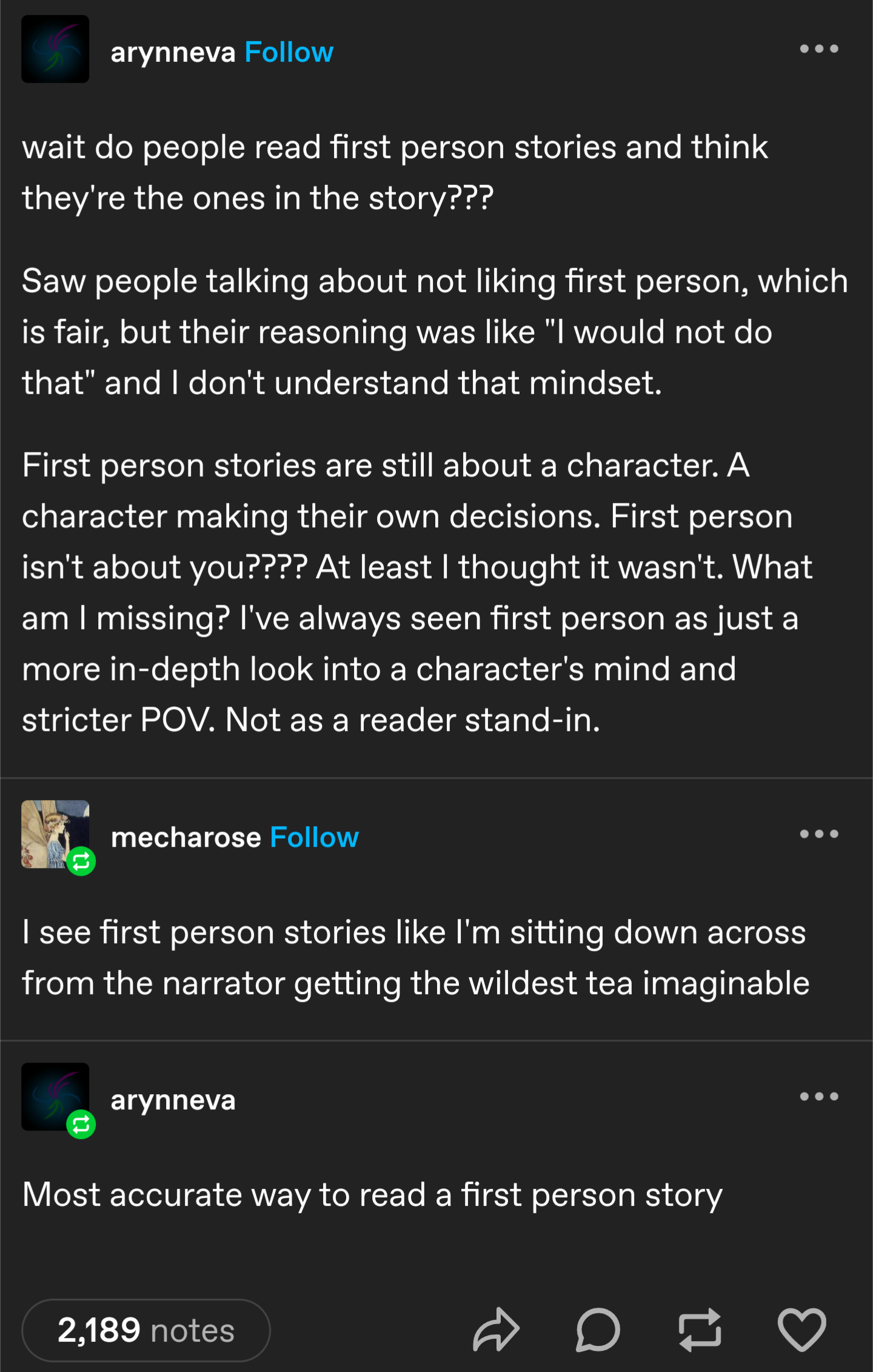 Sharing First-Person Stories: Real Experiences Matter