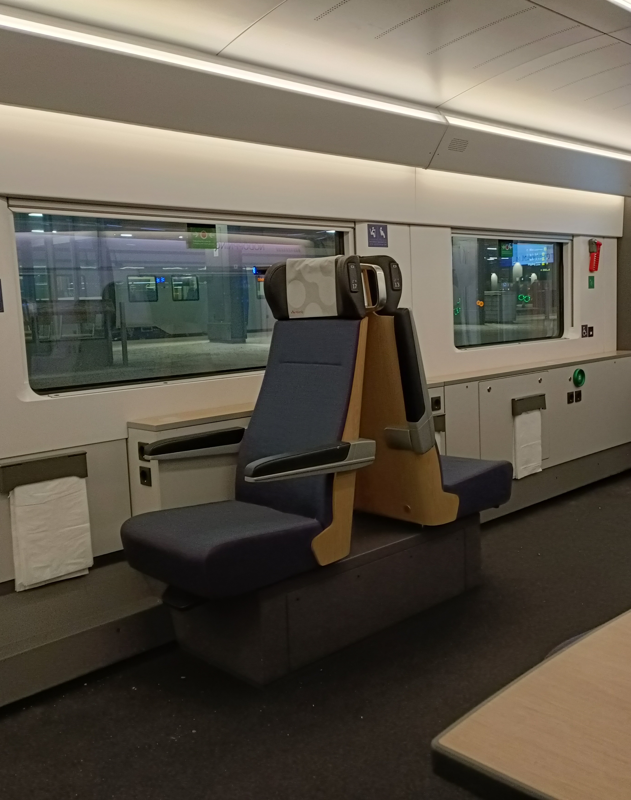 Introvert-Friendly Seating on Swedish Trains