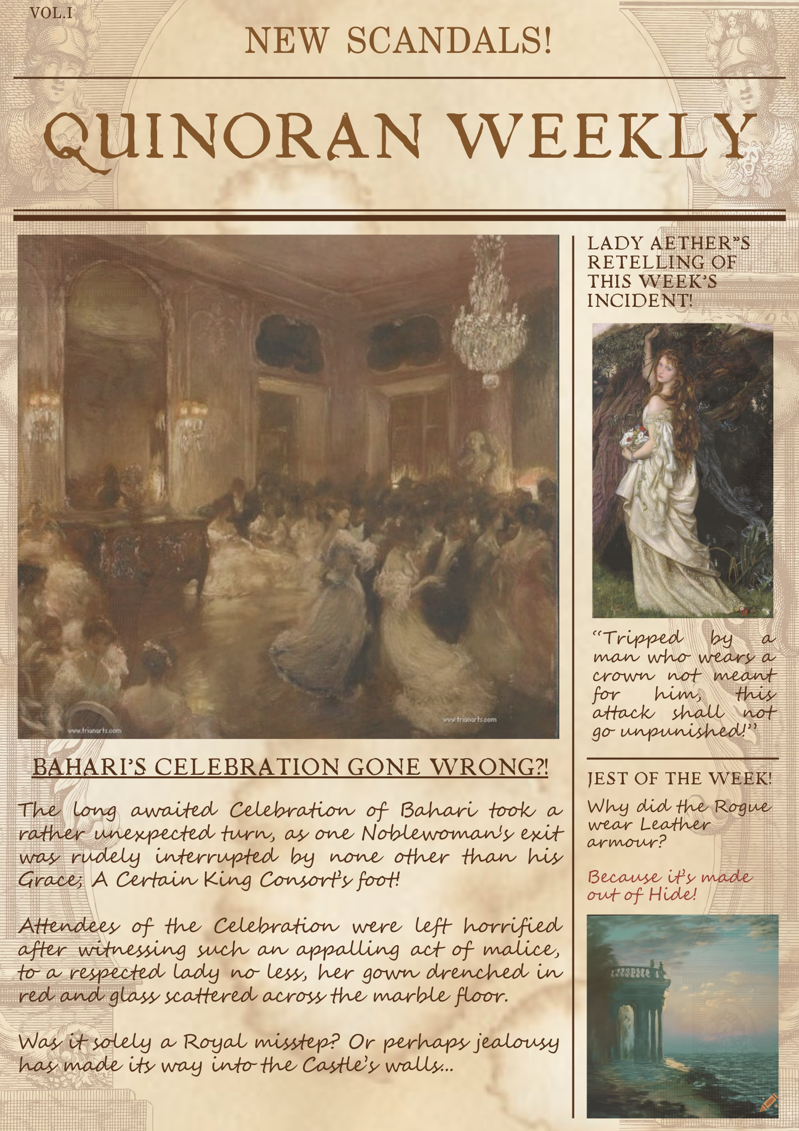 Volume 1: The Weekly Chronicles of Quinoran