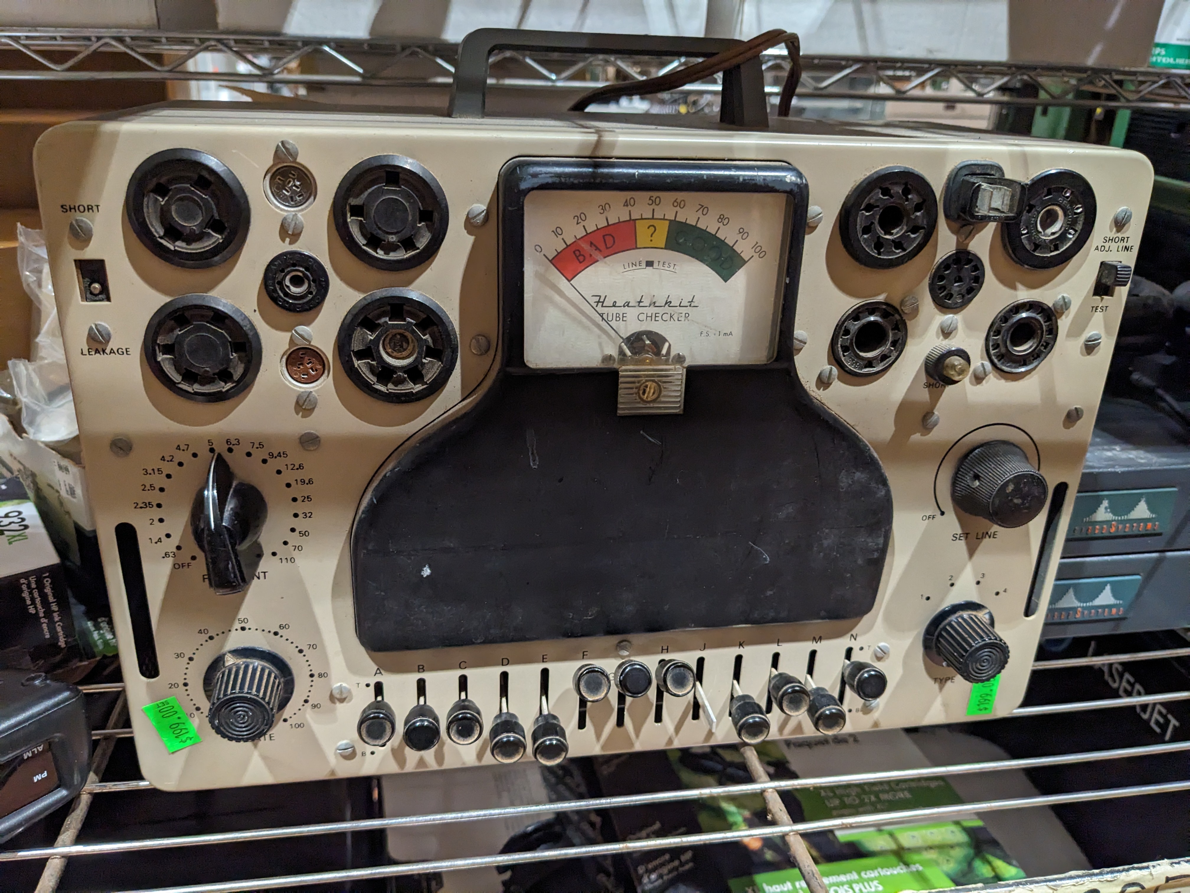 Classic Vacuum Tube Tester: A Blast from the Past