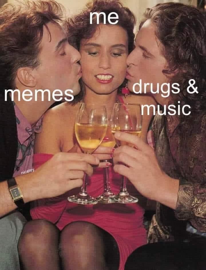 A deep dive into memes that tackle adult themes like drugs and music