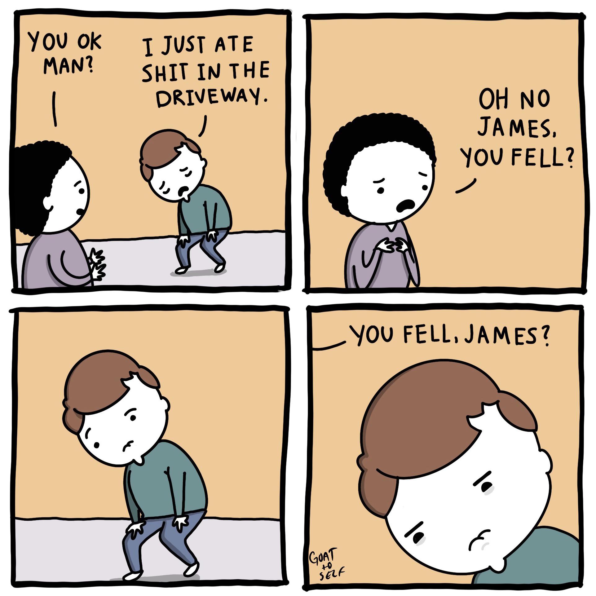 That moment when you slip on ice and all you can think of is this comic