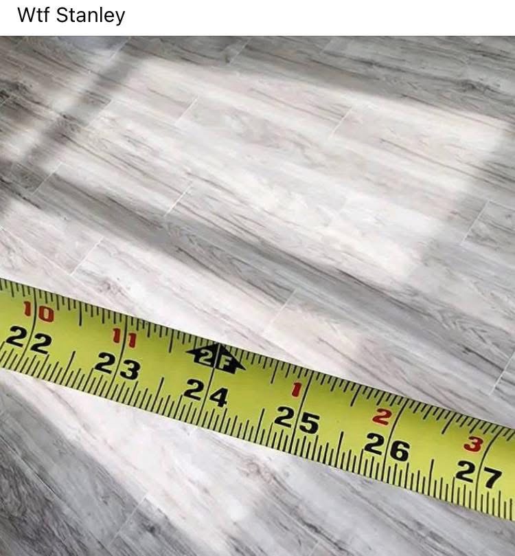 Just a hair shy of 25 inches, but who's counting?
