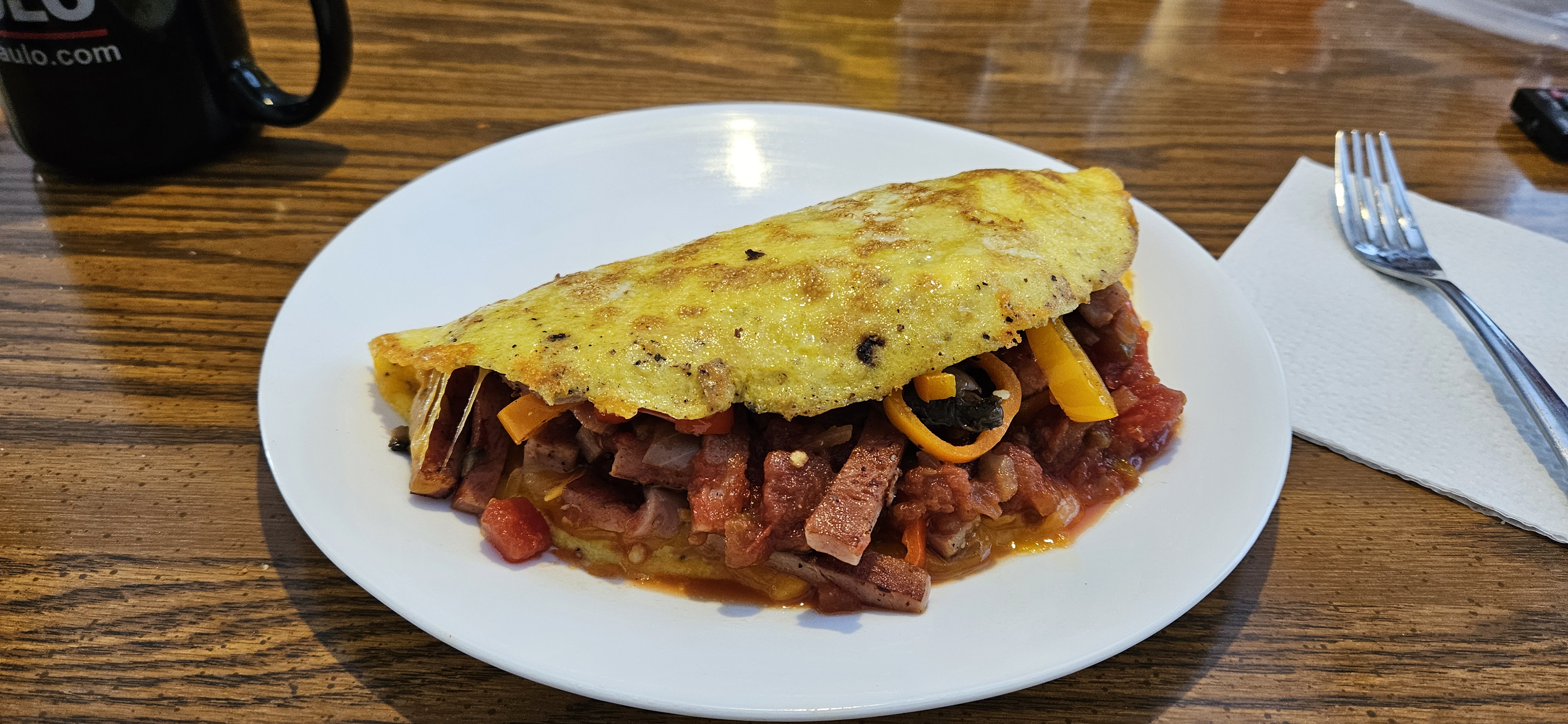 A delicious Sunday omelet masterpiece