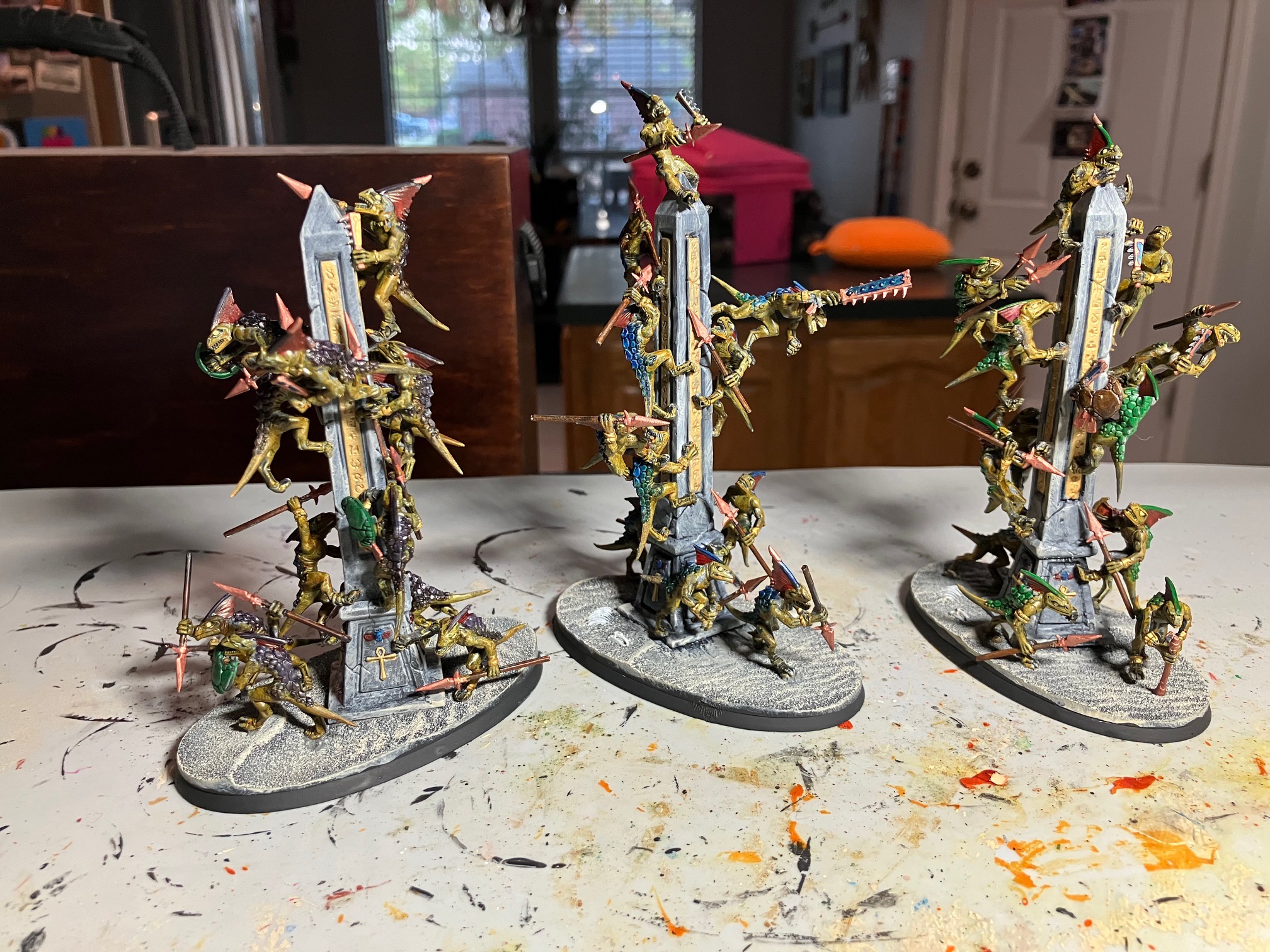 Skink 'Mancrusher Gargants' from Age of Sigmar: A Closer Look