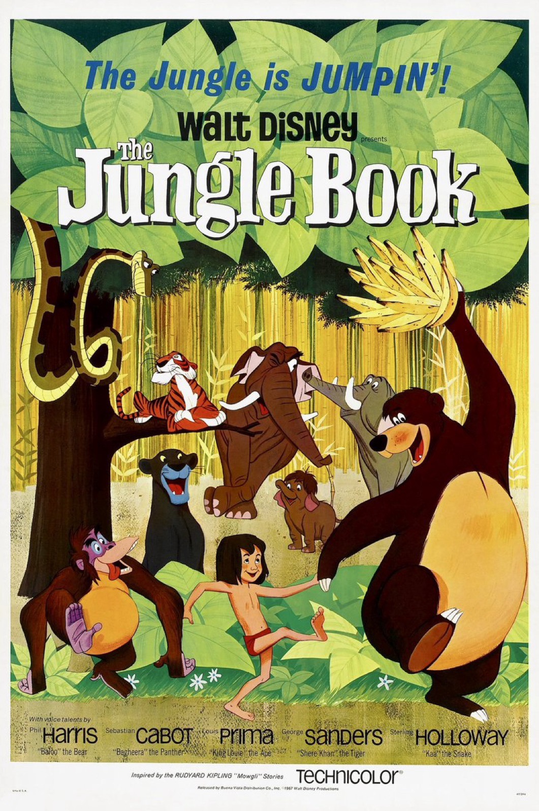 Disney's The Jungle Book: Celebrating 57 Years Since Its Release on October 18, 1967