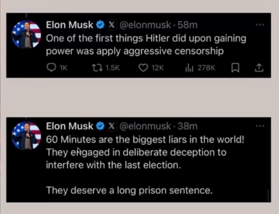 Elon Tweets that conflict, just minutes apart!