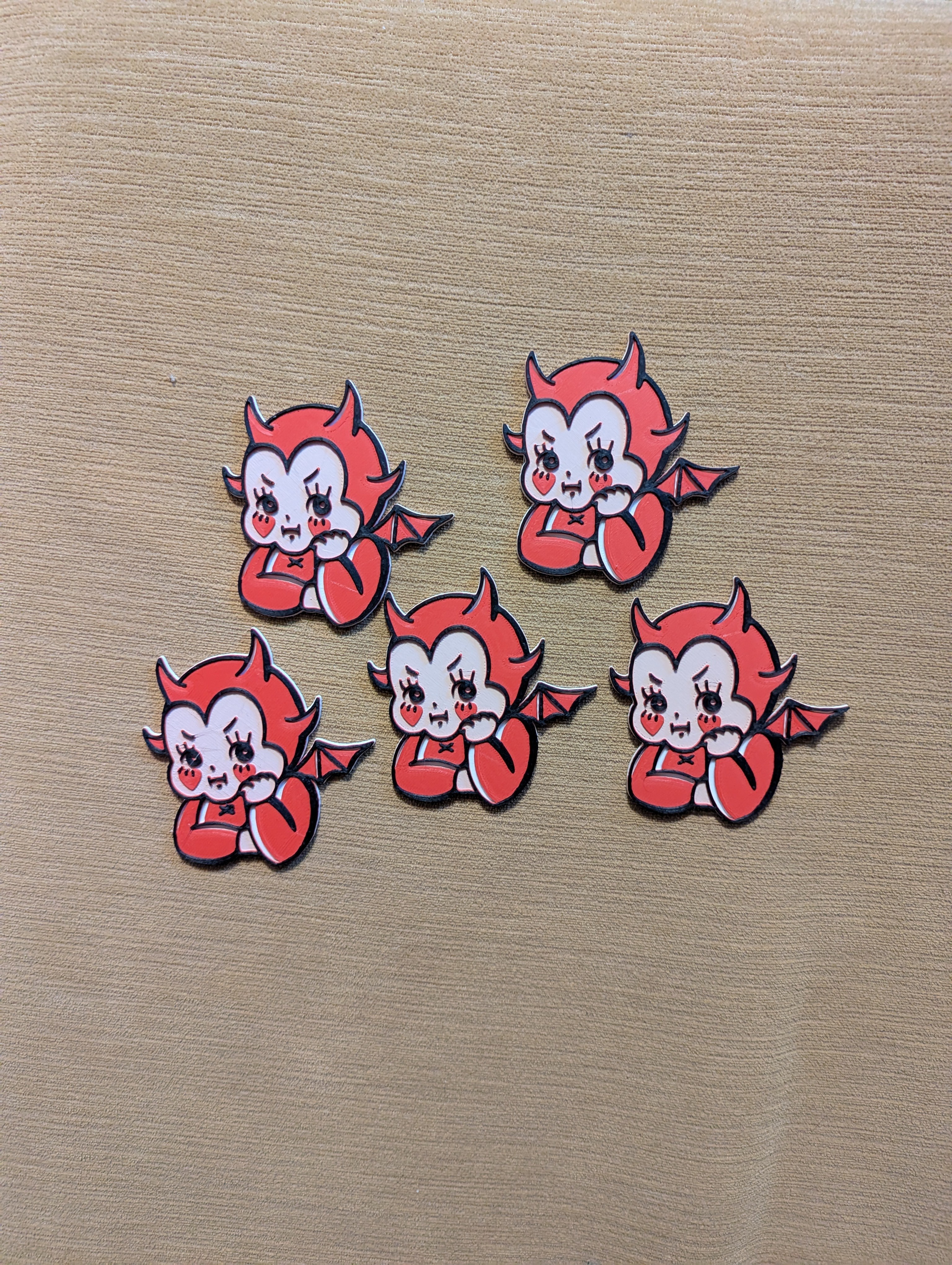 Kewpie Devil Magnets: A Quirky Collection