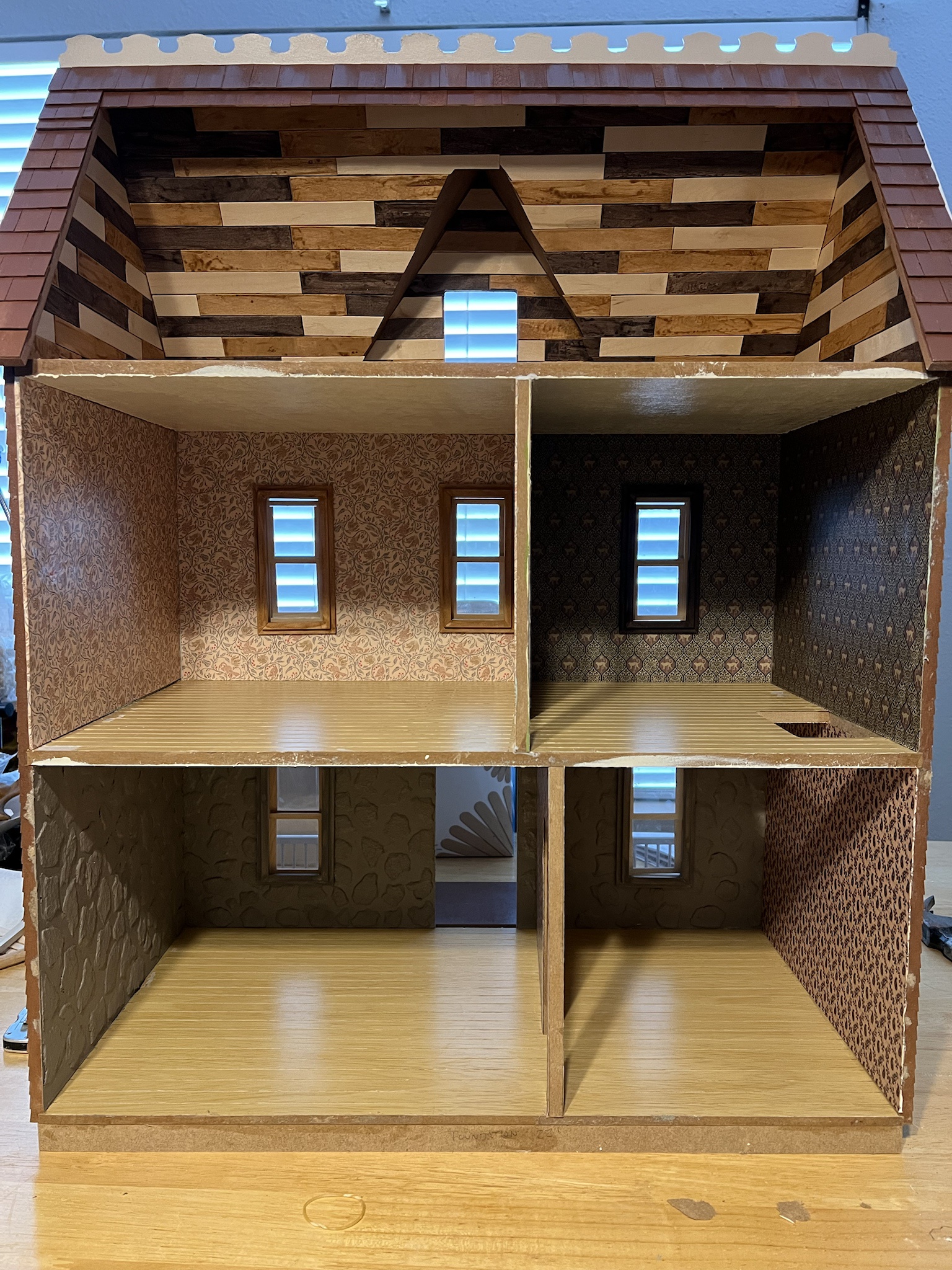 Progress Update on the Gingerbread Dollhouse