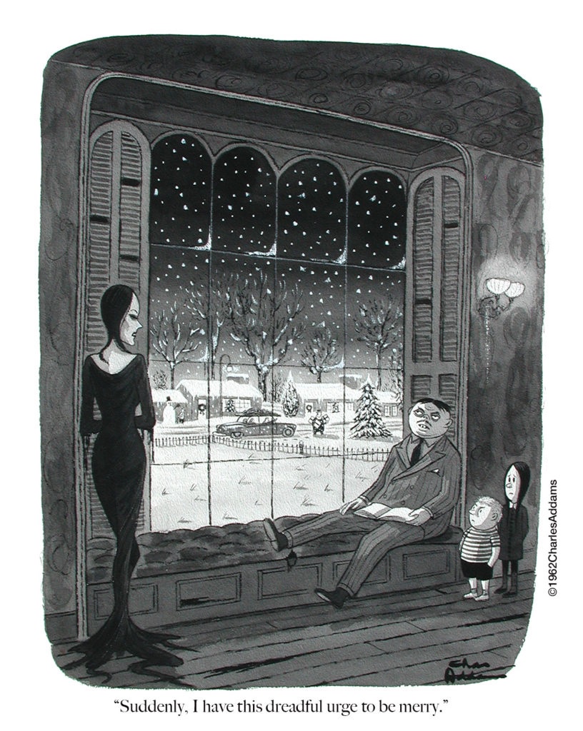 A Spooky December with the Addams Family