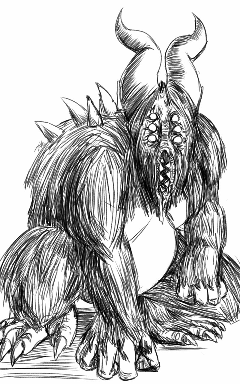 Daily Sketch: Unleashing the Demon Within