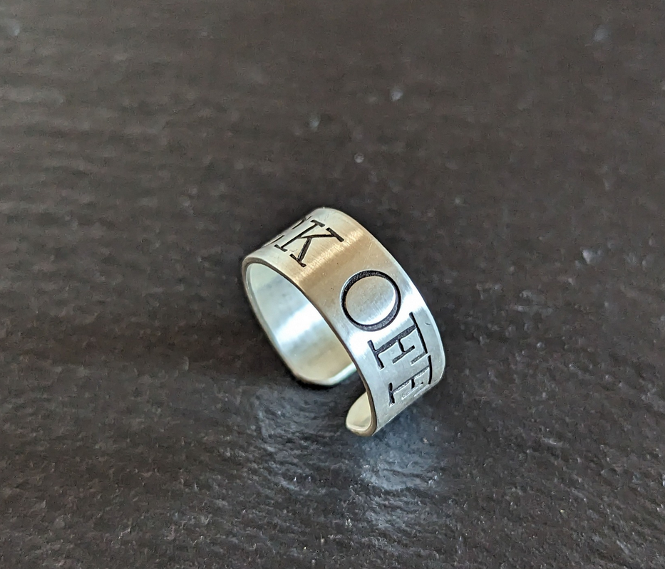 Crafted a Unique Ring for My Thumb: Check It Out!