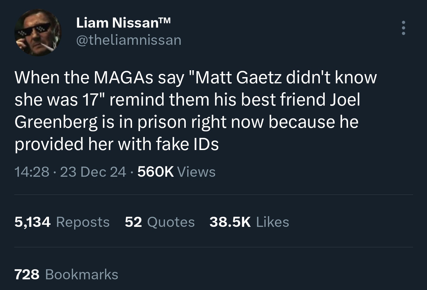 Matt Gaetz, underage girls, and the saga of fake IDs