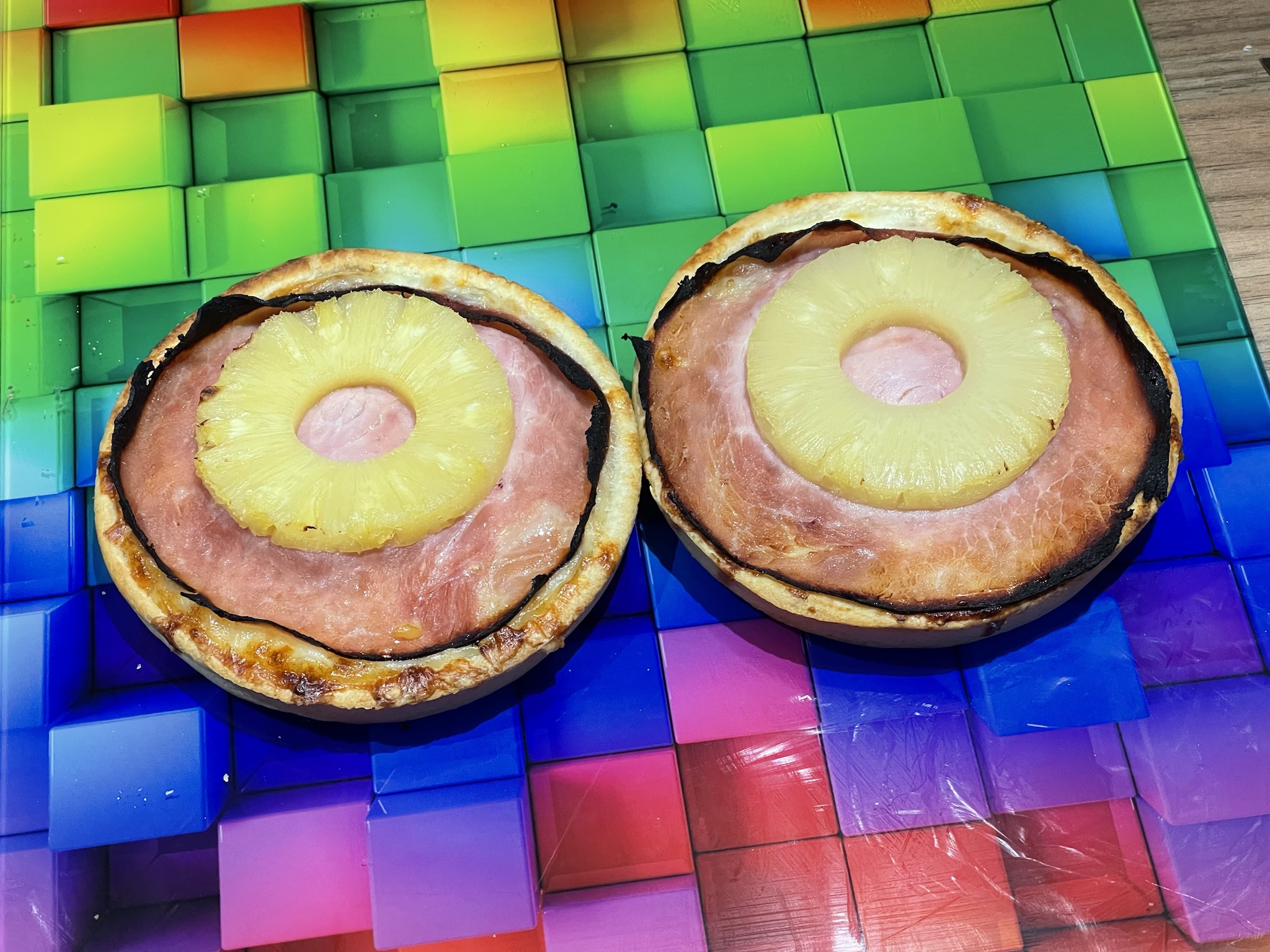 Deliciously Controversial: Mini Ham & Pineapple Pizzas