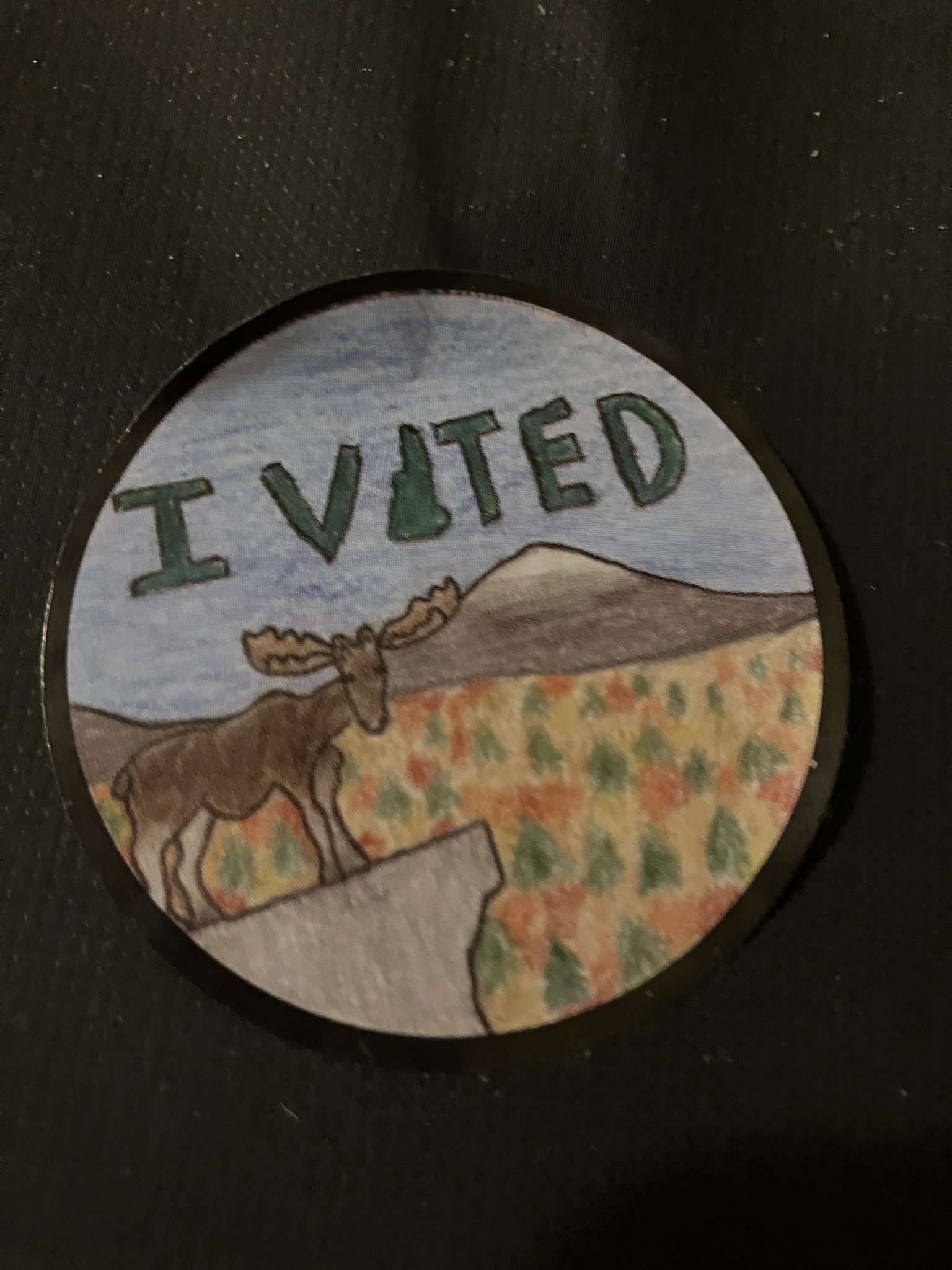 Creative Kids of New Hampshire Design Unique 'I Voted' Stickers
