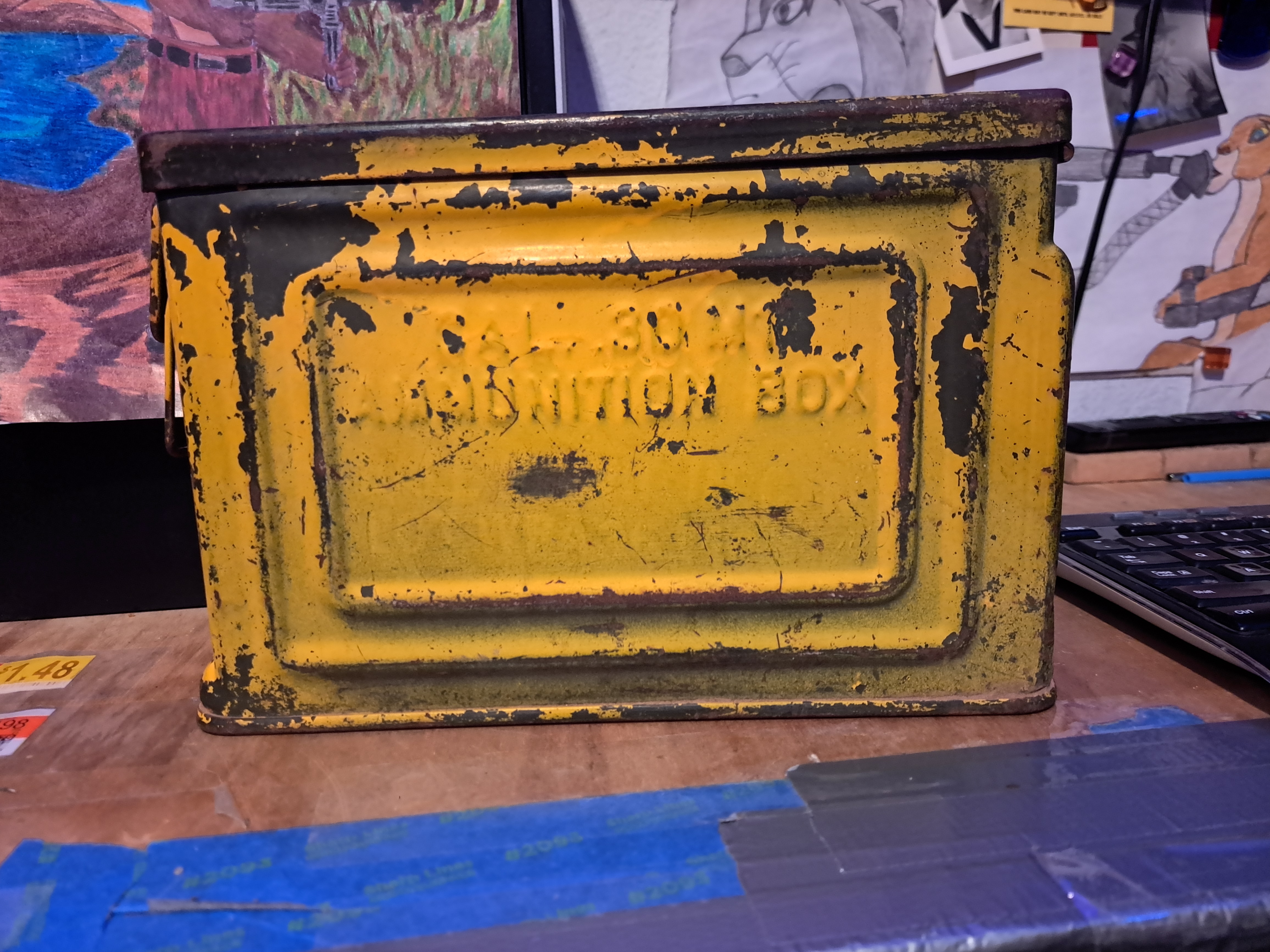 World War II .30 Caliber High-Explosive Ammo Box