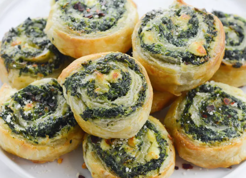 Deliciously Simple 5-Ingredient Spinach & Feta Pinwheels Made in the Air Fryer