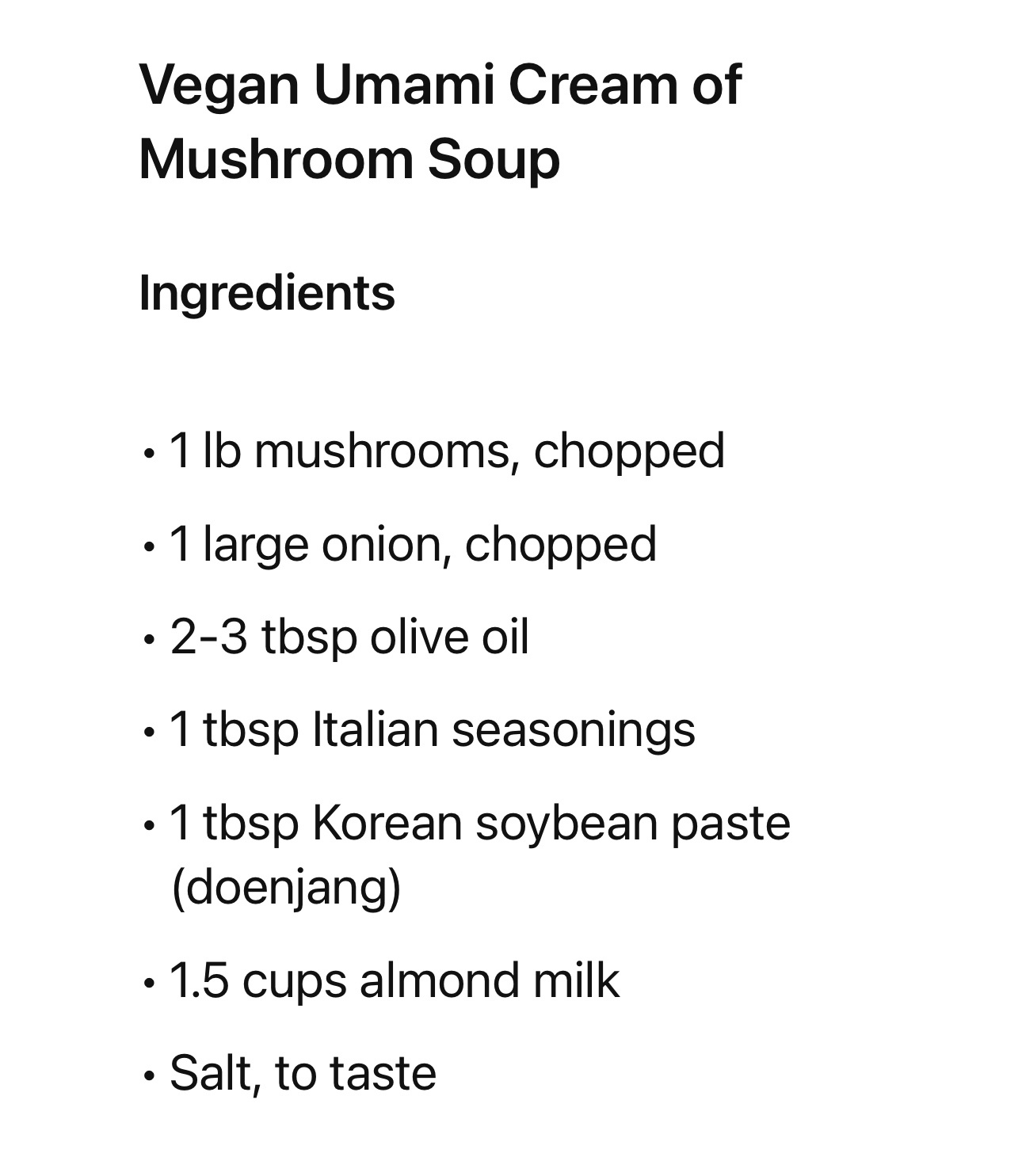 Indulge in Vegan Umami: Creamy Mushroom Soup Recipe
