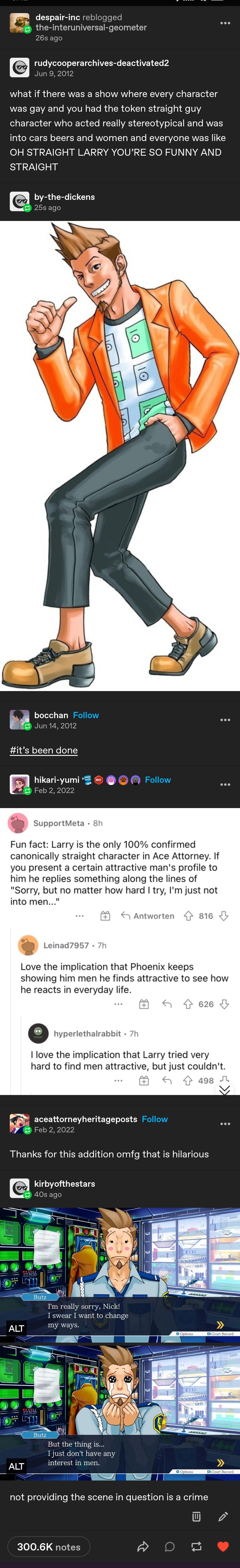 The classic token straight guy character trope